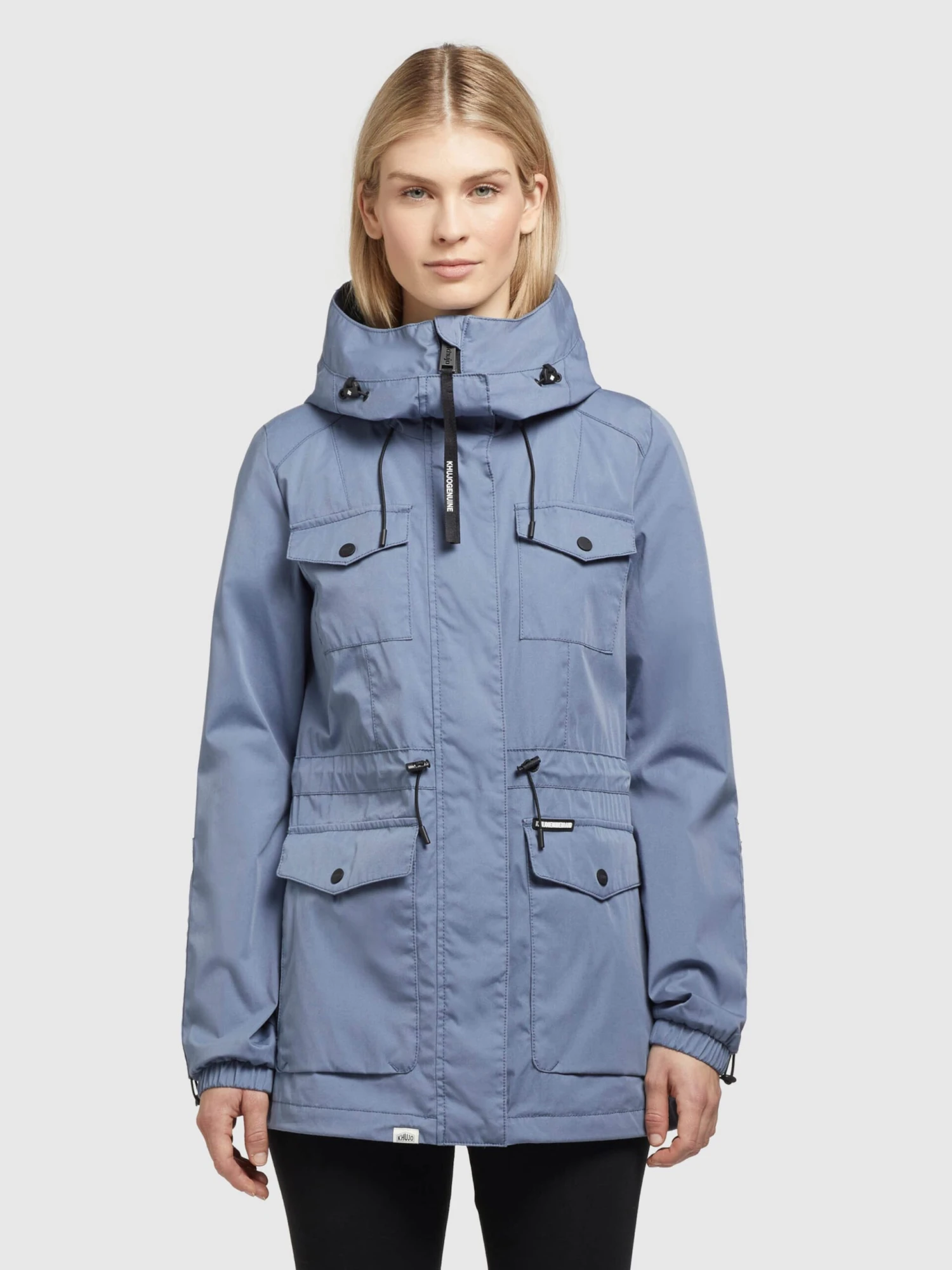 Khujo Parkas Tussenparka ELST Dames Blauw - Afbeelding 2