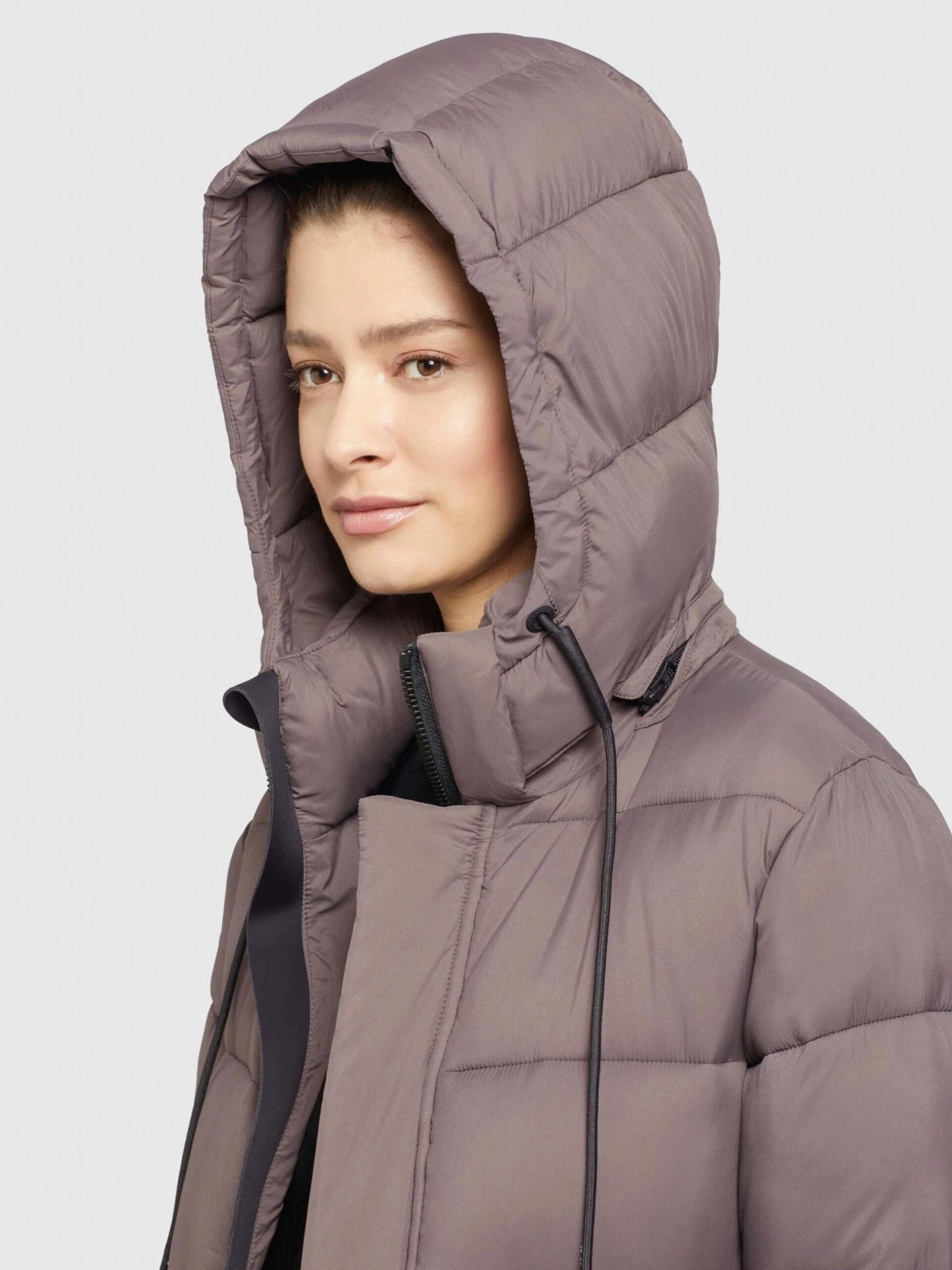 Khujo Wintermantels Wintermantel Julina Dames Mauve - Afbeelding 7