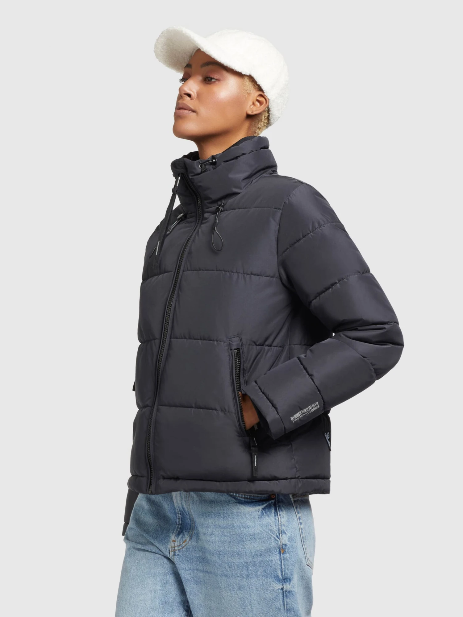 Khujo Winterjassen Winterjas Tuba 3 Dames Smoky Blue - Afbeelding 5