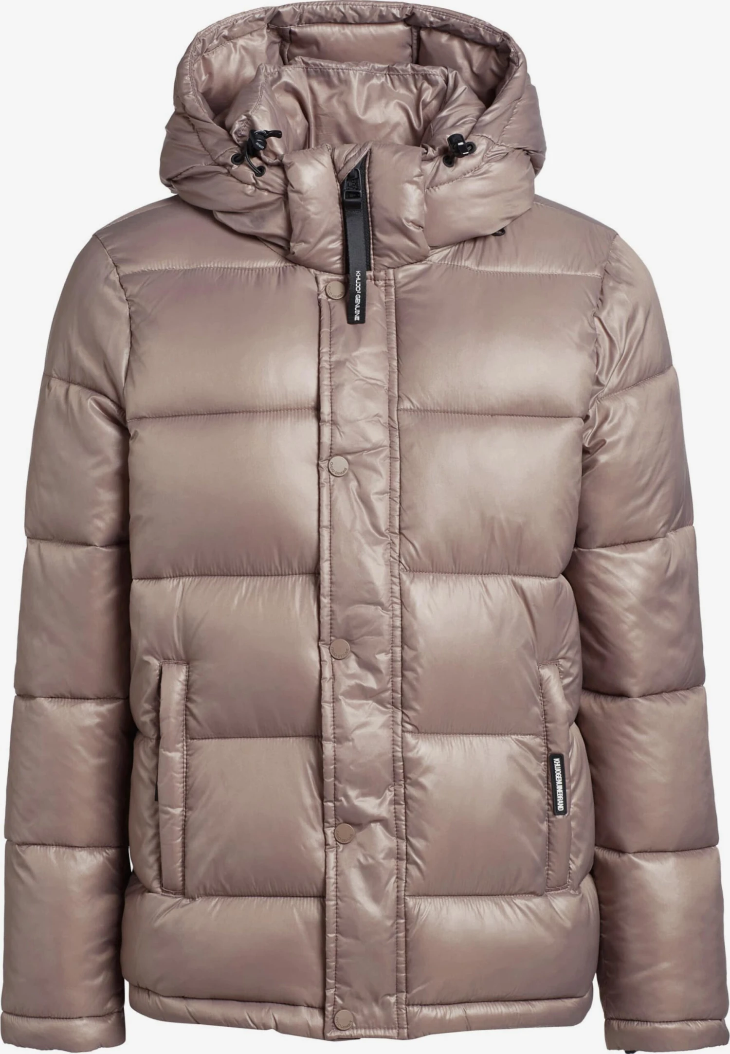 Khujo Winterjassen Winterjas Gerda Shiny Dames Beige