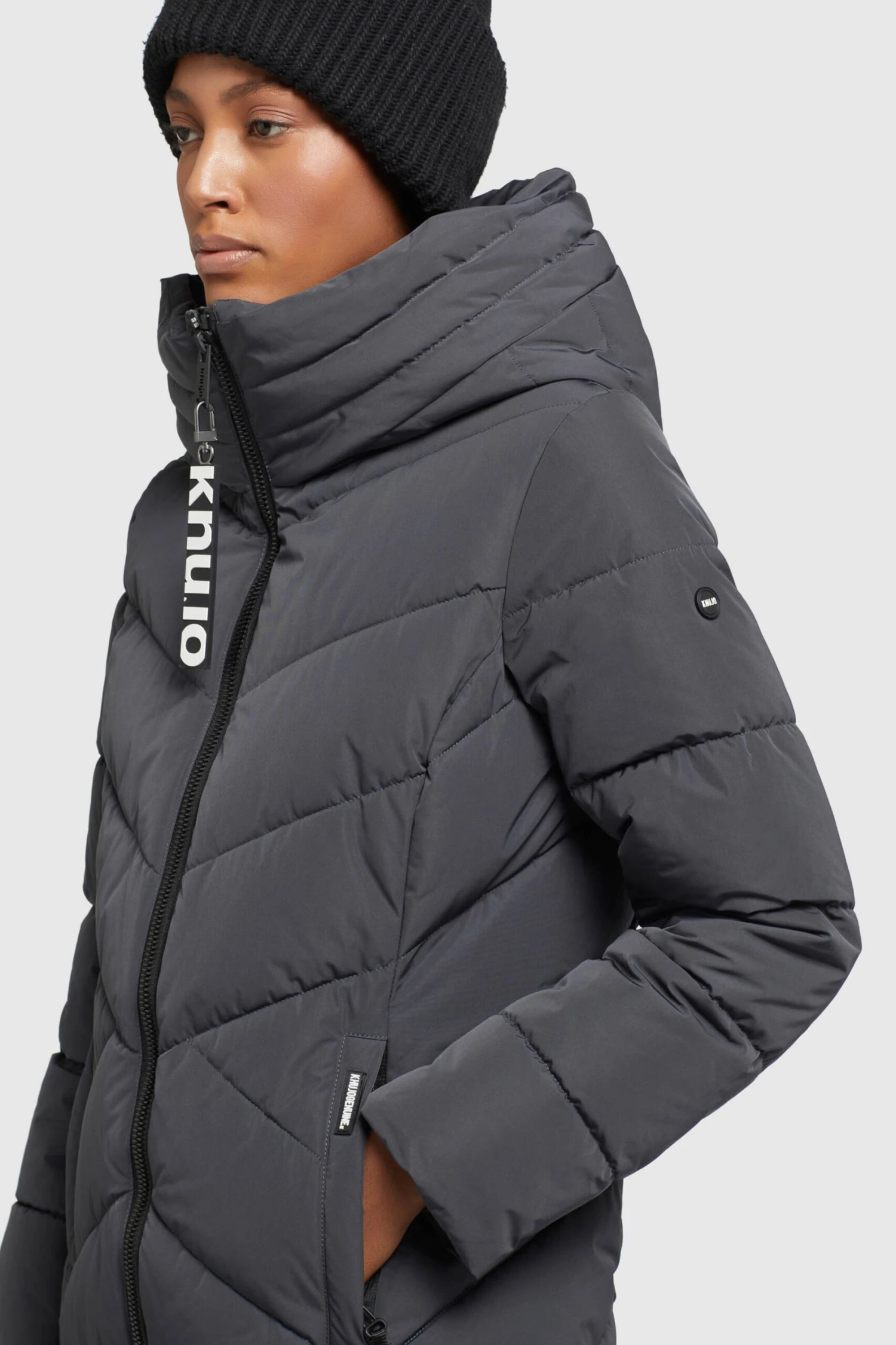 Khujo Wintermantels Wintermantel Formin Dames Grafiet - Afbeelding 7