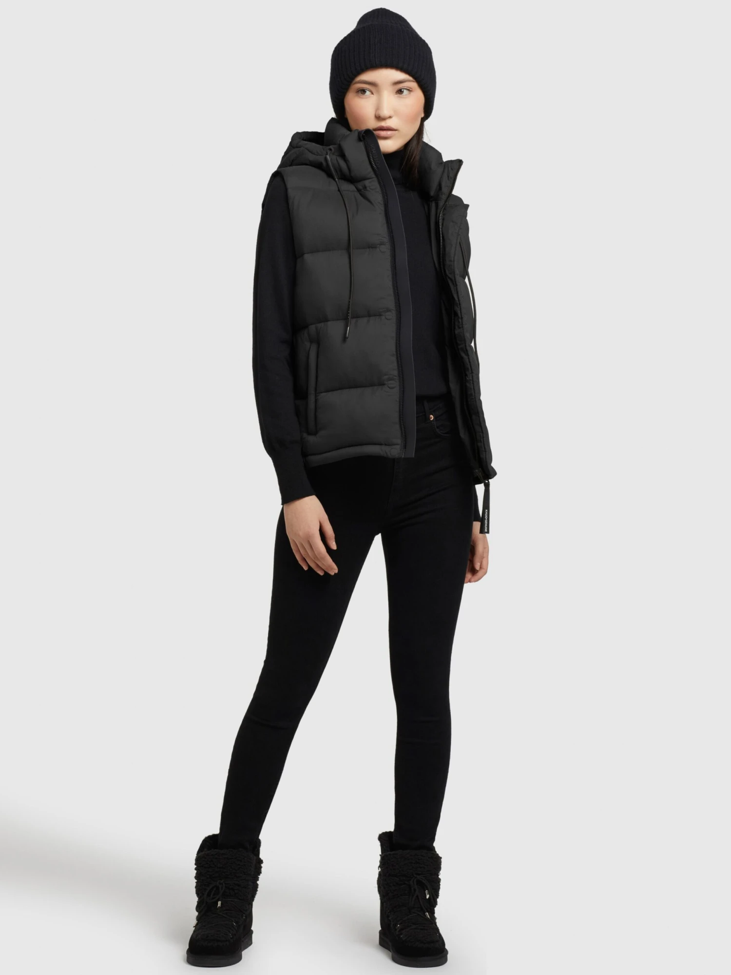 Khujo Bodywarmers Bodywarmer Eden Dames Zwart - Afbeelding 6