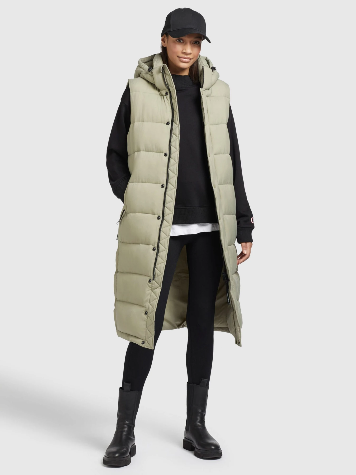 Khujo Bodywarmers Bodywarmer Magneta Dames Pastelgroen - Afbeelding 6