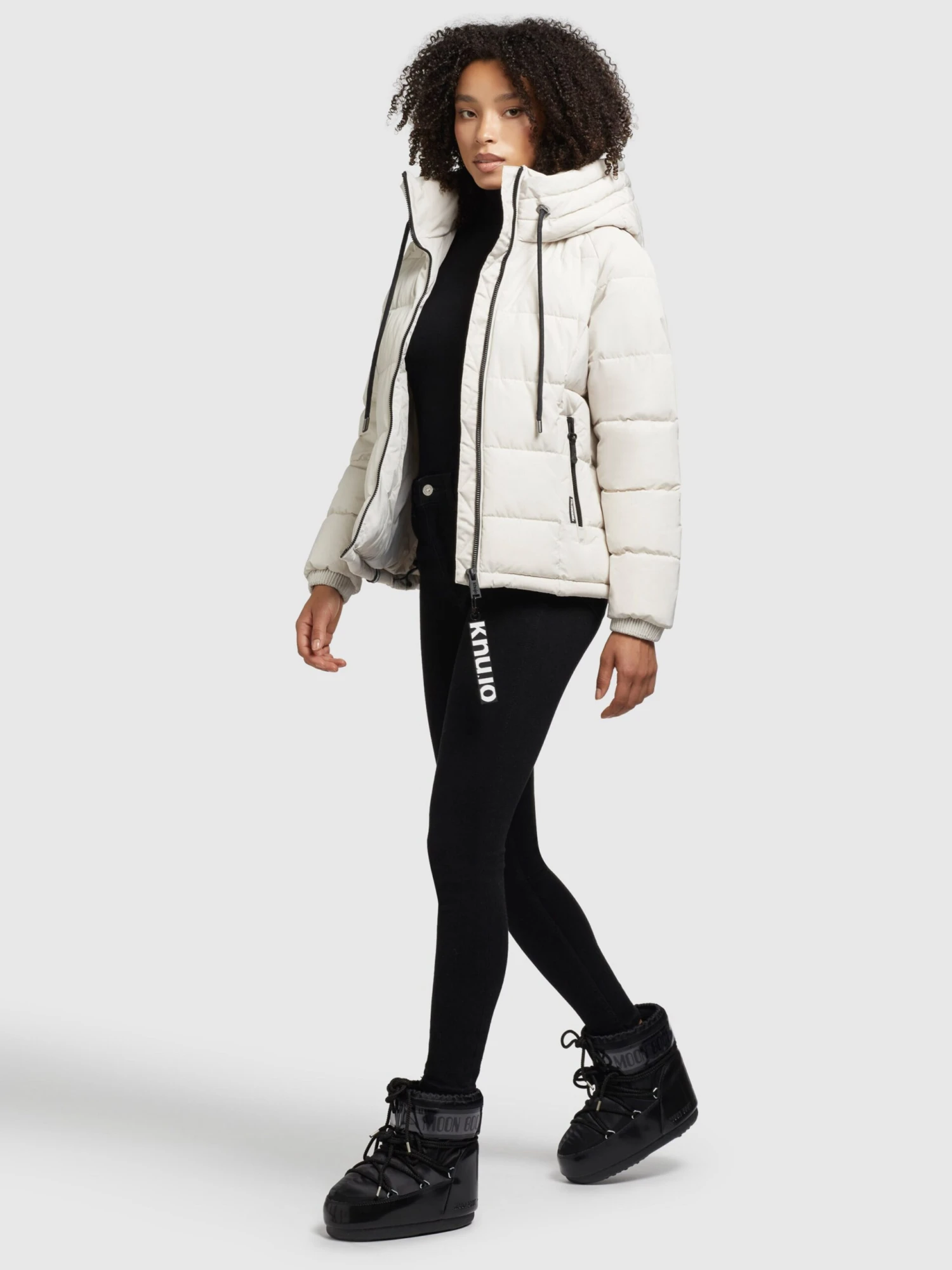 Khujo Winterjassen Winterjas Joilee Dames Offwhite - Afbeelding 6