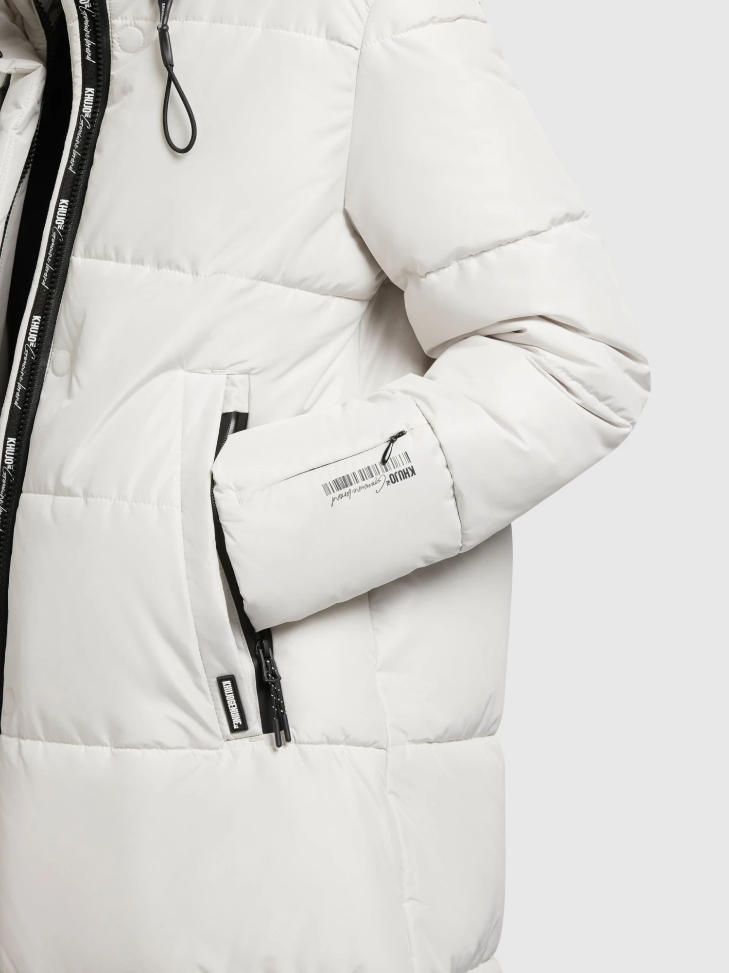 Khujo Tussenmantels Tussenmantel Soulani Dames Offwhite - Afbeelding 8