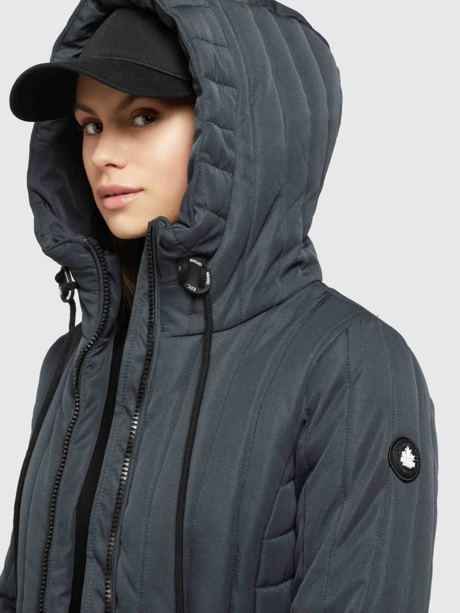 Khujo Winterjassen Winterjas TWEETY PRIME6 STRUCTURED Dames Blauw - Afbeelding 6