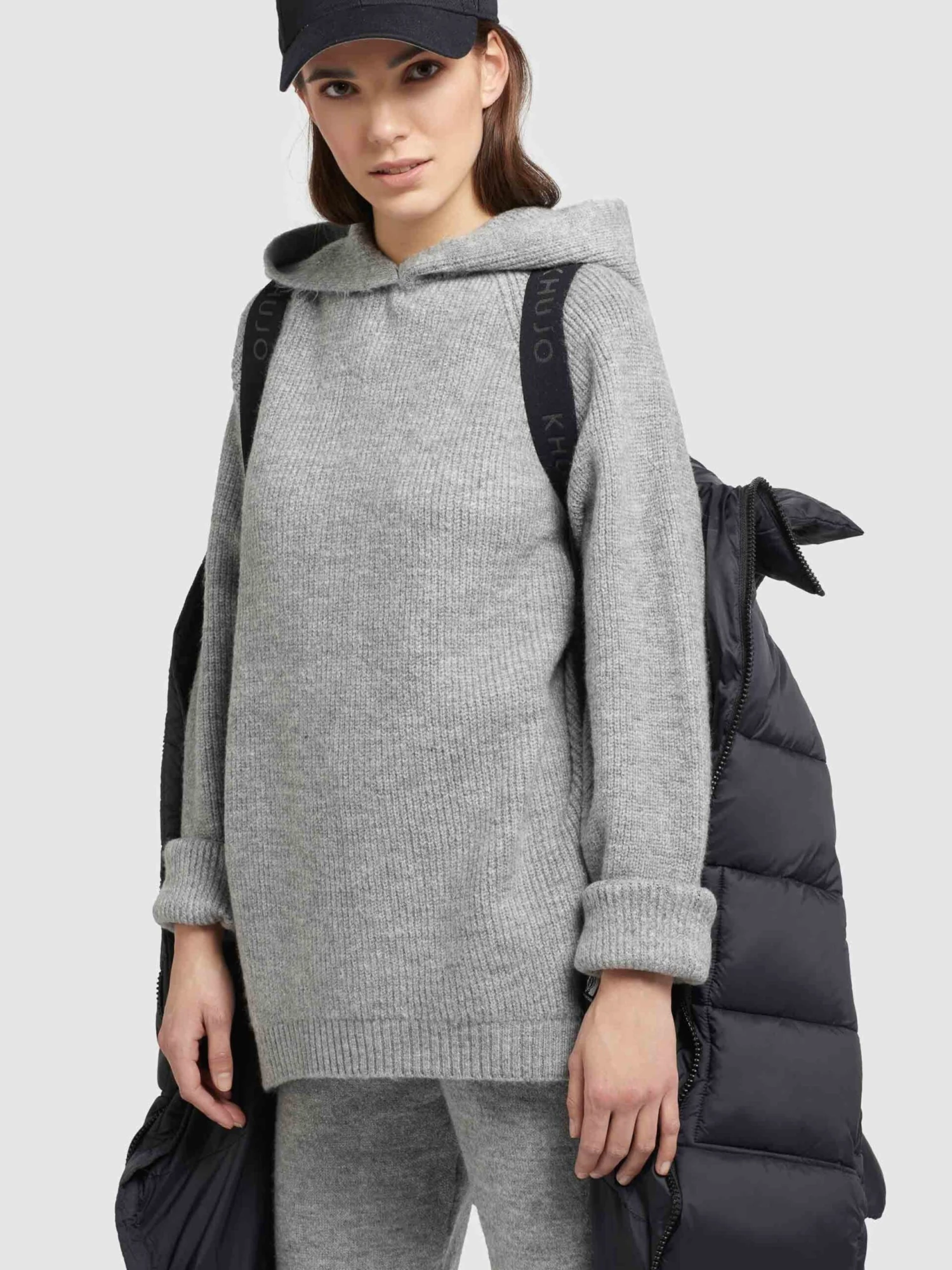 Khujo Wintermantels Wintermantel TUULA Dames Zwart - Afbeelding 7