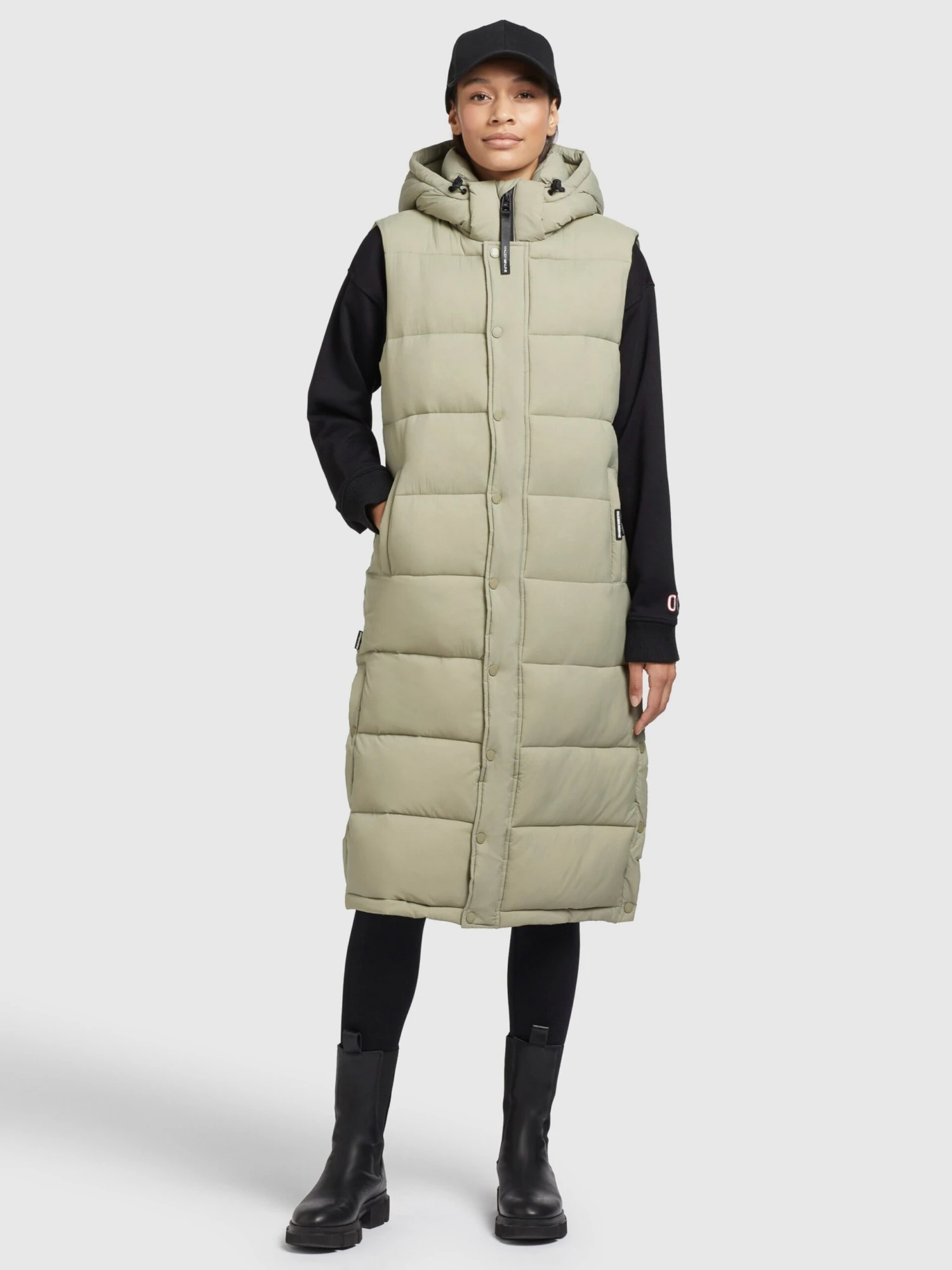 Khujo Bodywarmers Bodywarmer Magneta Dames Pastelgroen - Afbeelding 3