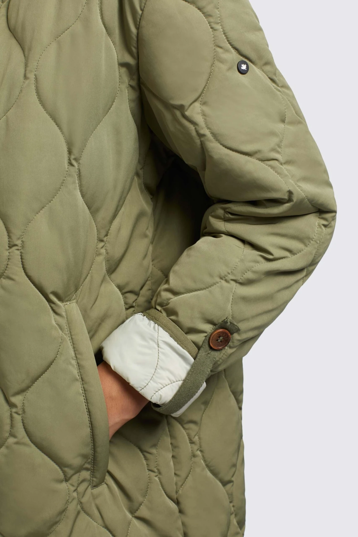 Khujo Tussenmantels Tussenmantel Sira Dames Olijfgroen - Afbeelding 7