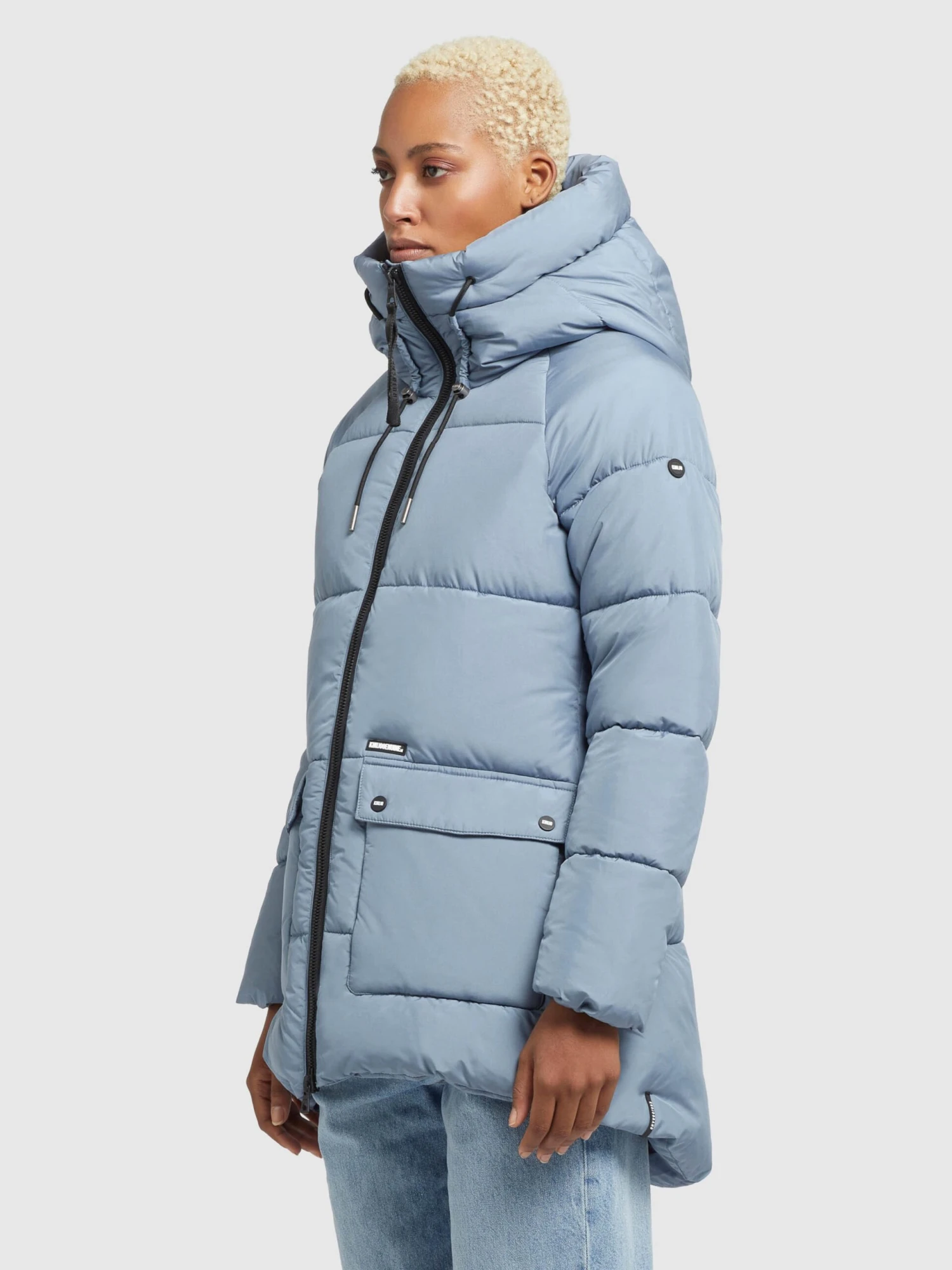 Khujo Tussenjassen Tussenjas Pheobe Dames Lichtblauw - Afbeelding 5