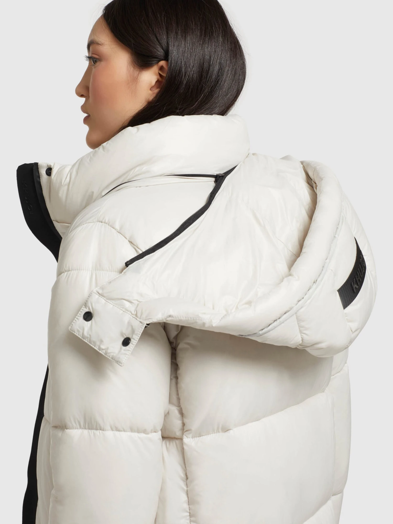 Khujo Wintermantels Wintermantel Melona Dames Parelwit - Afbeelding 8