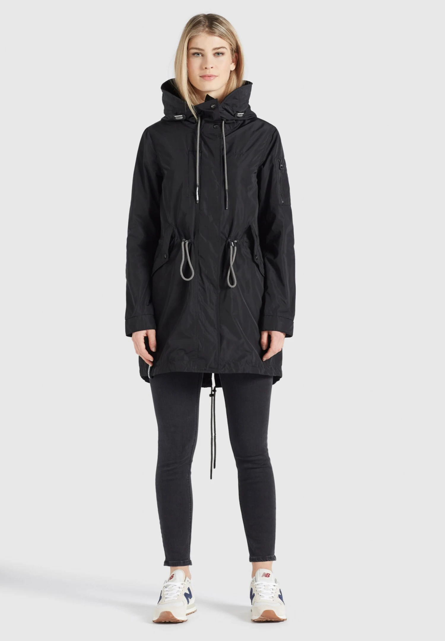 Khujo Parkas Tussenparka Catharina Dames Zwart - Afbeelding 5