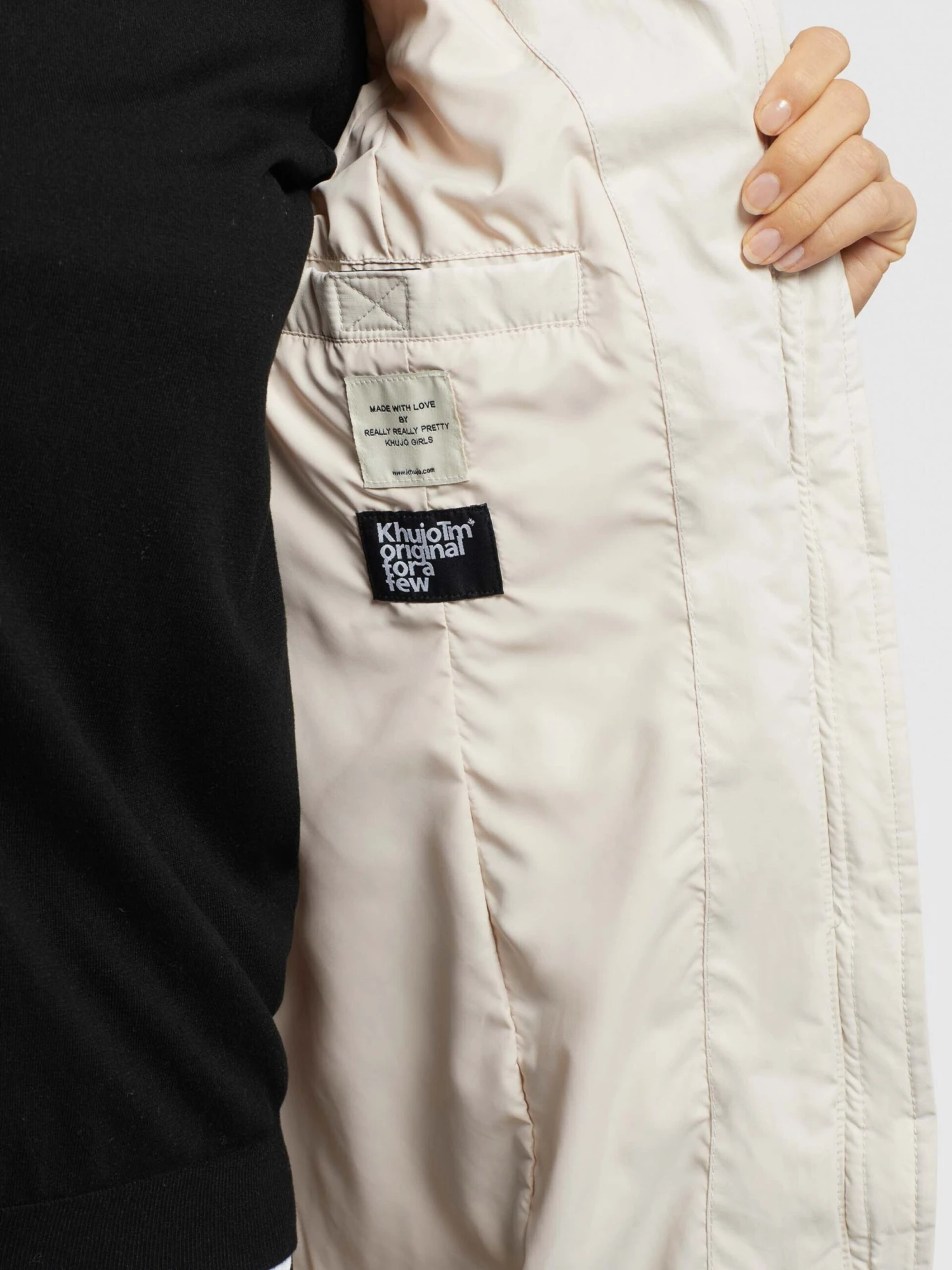 Khujo Tussenmantels Tussenmantel Jerry Dames Offwhite - Afbeelding 8