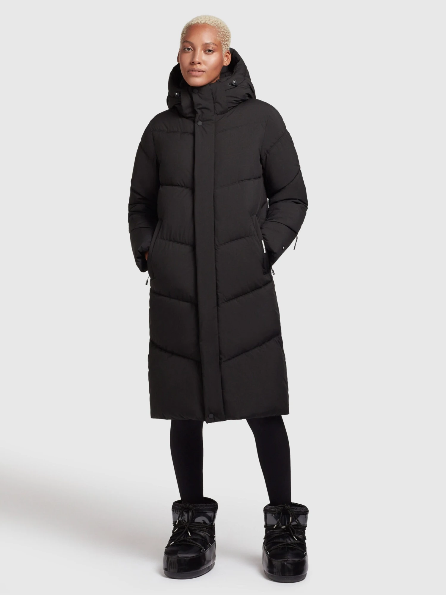 Khujo Wintermantels Wintermantel Torino2 Dames Zwart - Afbeelding 3