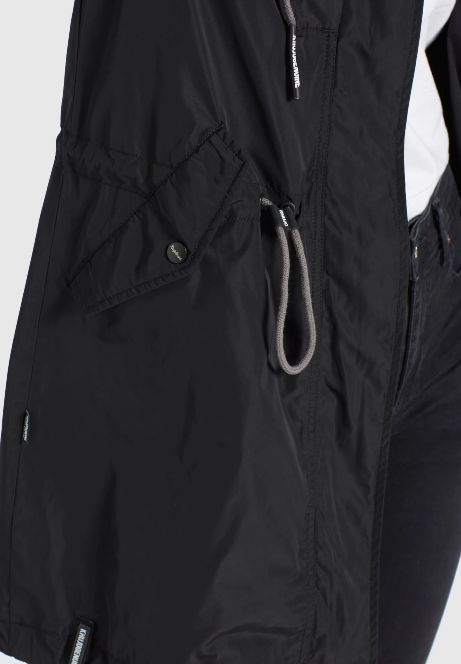 Khujo Parkas Tussenparka Catharina Dames Zwart - Afbeelding 8