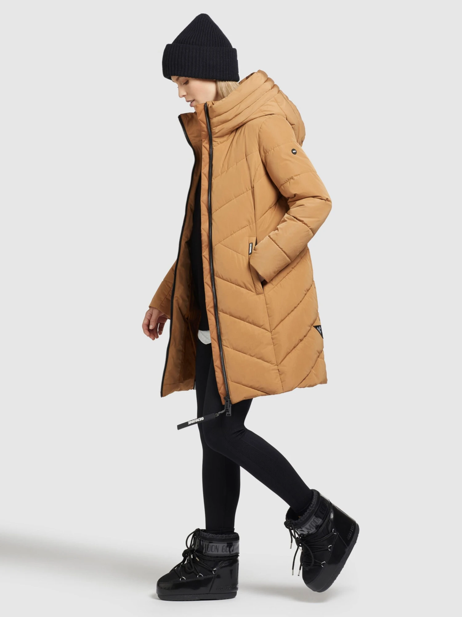 Khujo Wintermantels Wintermantel Formin Dames Safraan - Afbeelding 4