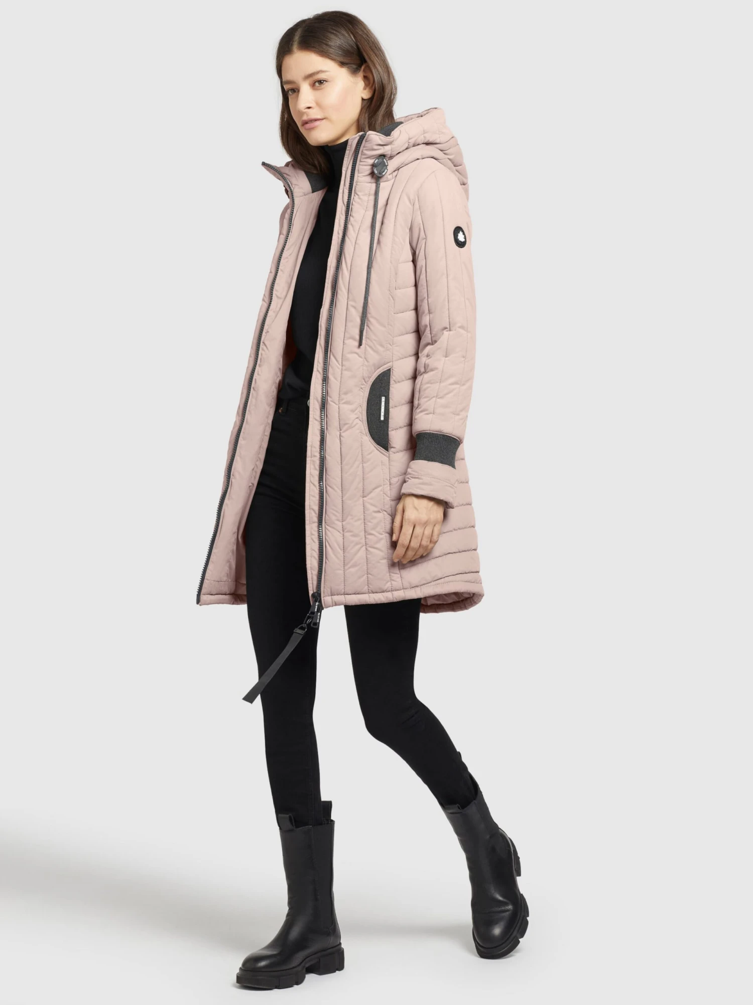 Khujo Tussenmantels Tussenmantel Jerry Dames Oudroze - Afbeelding 6