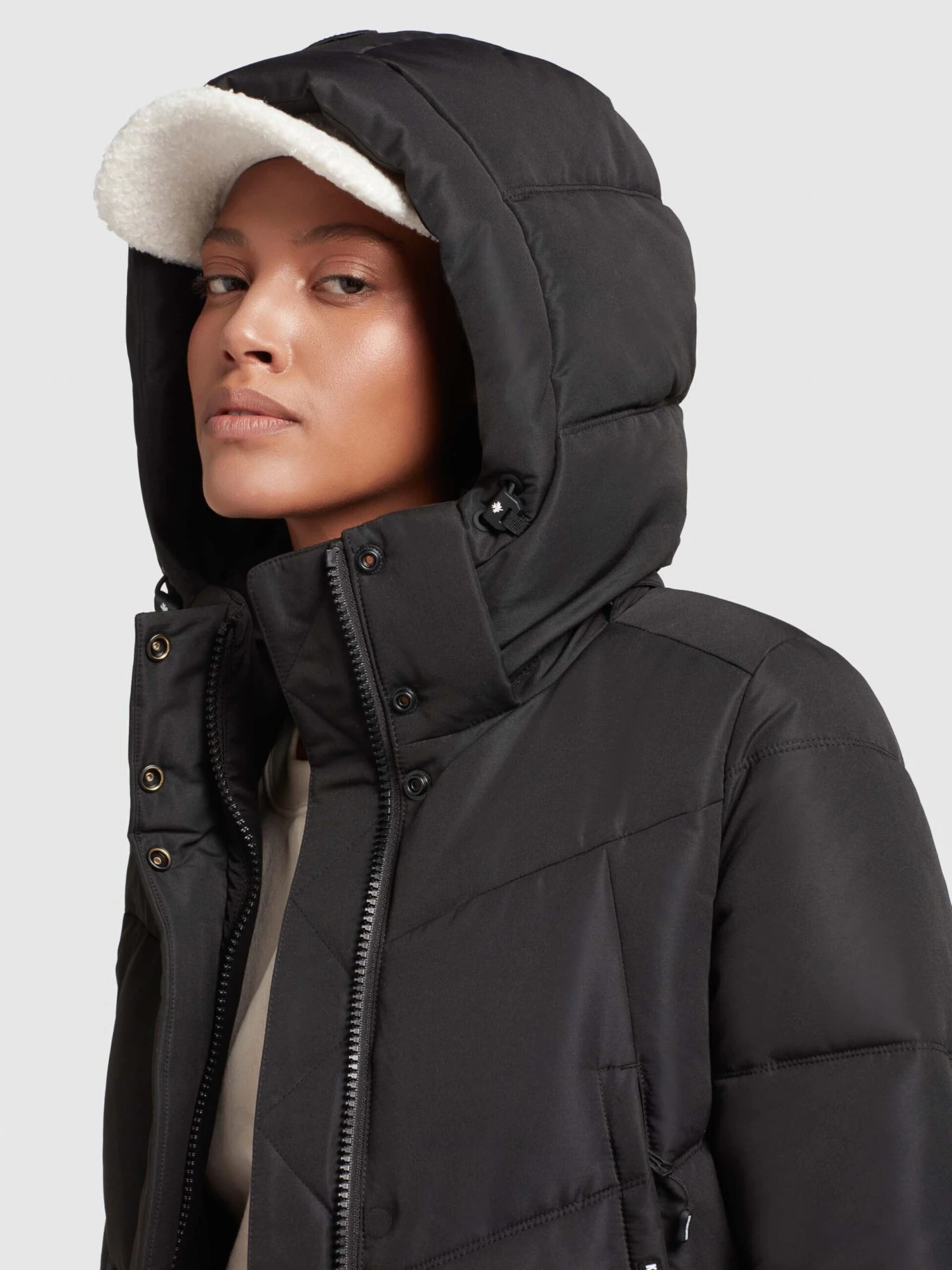 Khujo Wintermantels Wintermantel Limetta Dames Zwart - Afbeelding 6