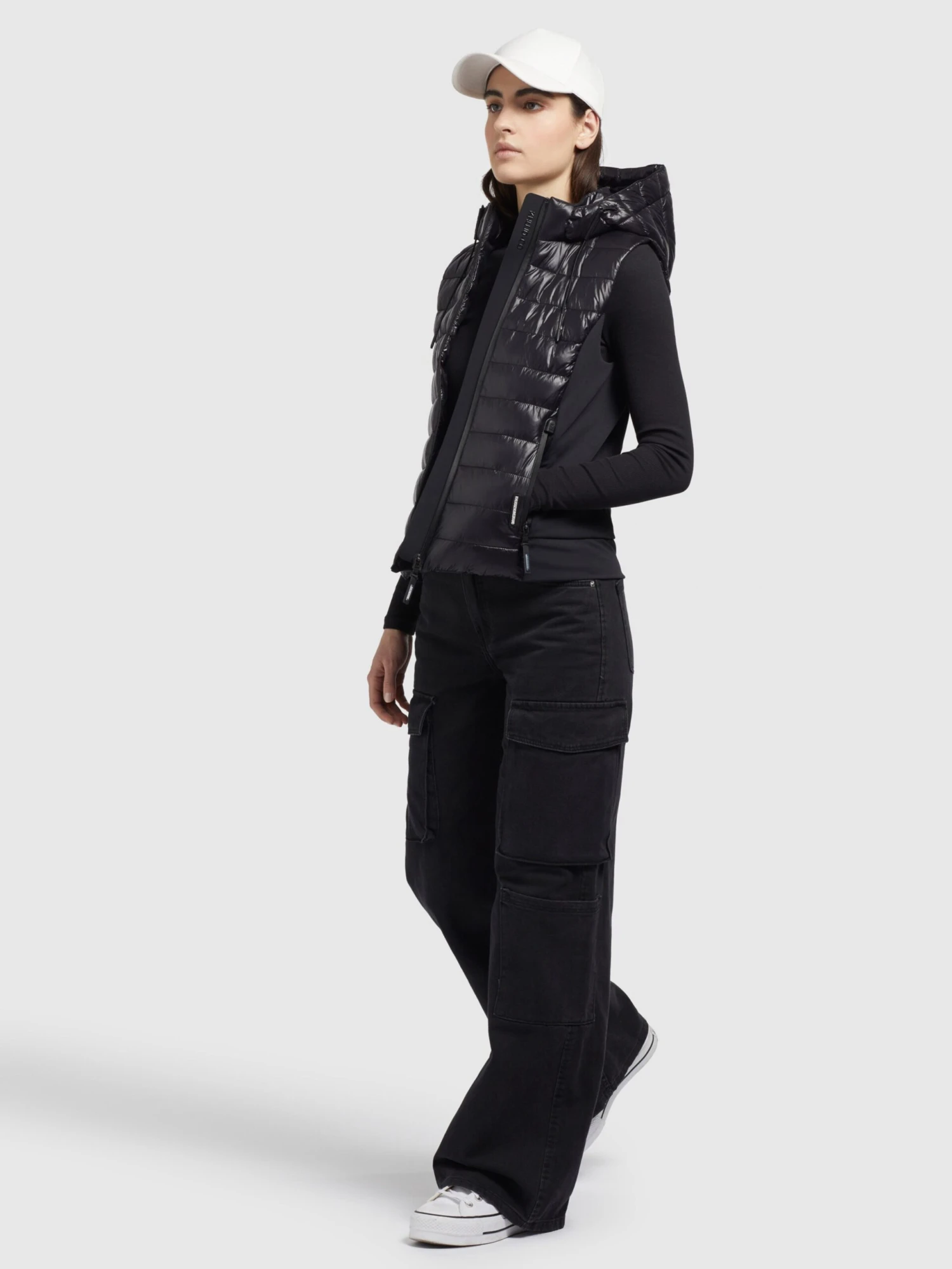 Khujo Bodywarmers Bodywarmer Fabia Dames Zwart - Afbeelding 3