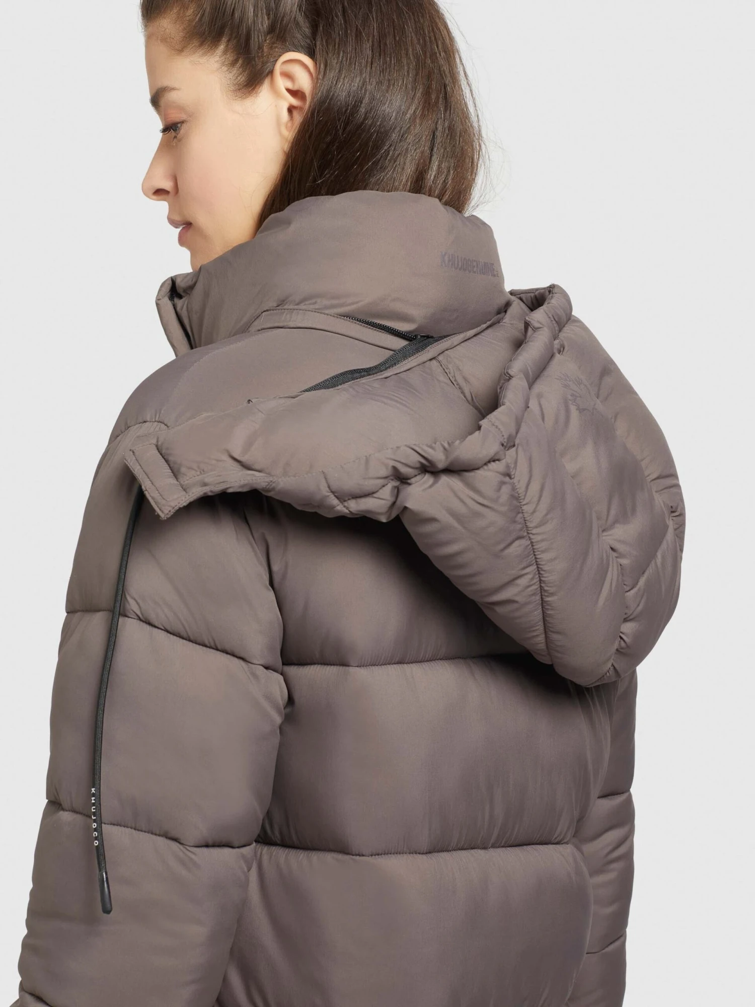 Khujo Wintermantels Wintermantel Julina Dames Sepia - Afbeelding 8