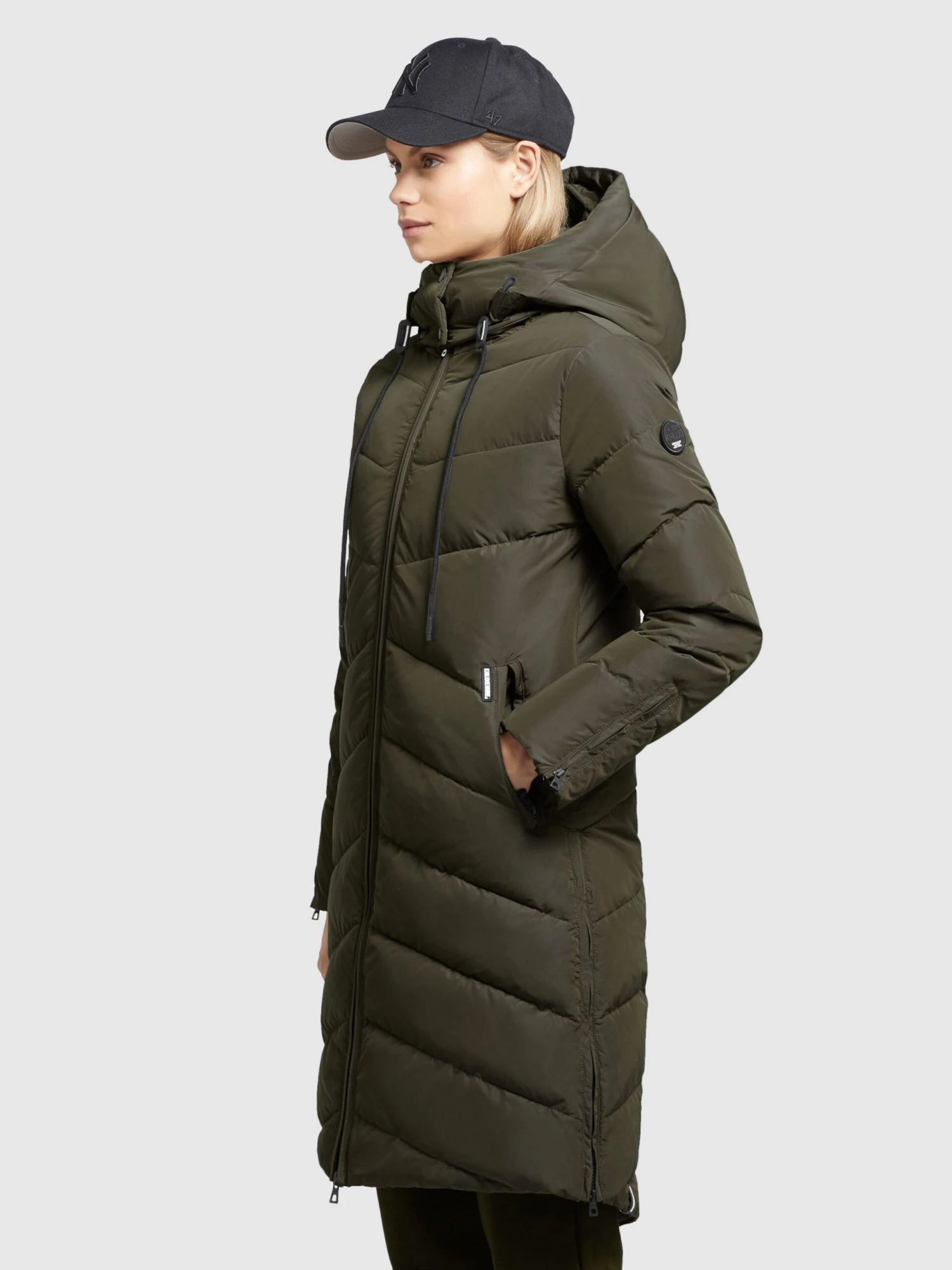 Khujo Wintermantels Wintermantel Huba Dames Donkergroen - Afbeelding 5