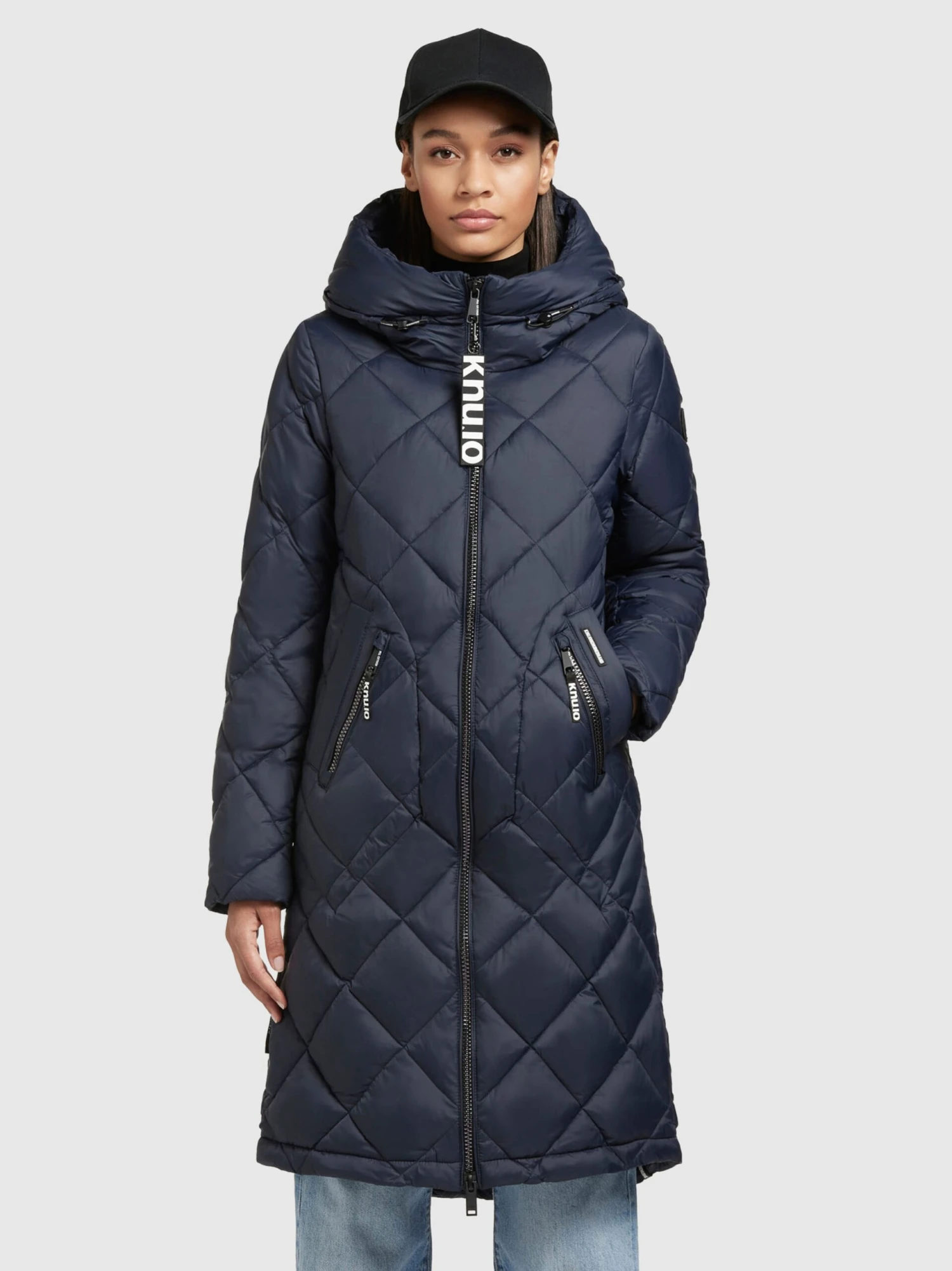 Khujo Tussenmantels Tussenmantel Zarita Dames Donkerblauw - Afbeelding 2