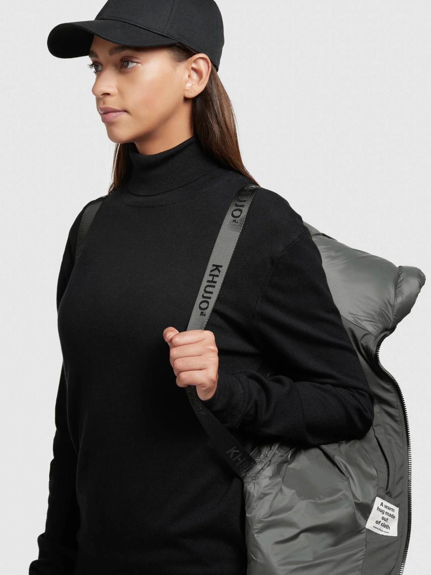 Khujo Wintermantels Wintermantel Aniva Dames Olijfgroen - Afbeelding 7