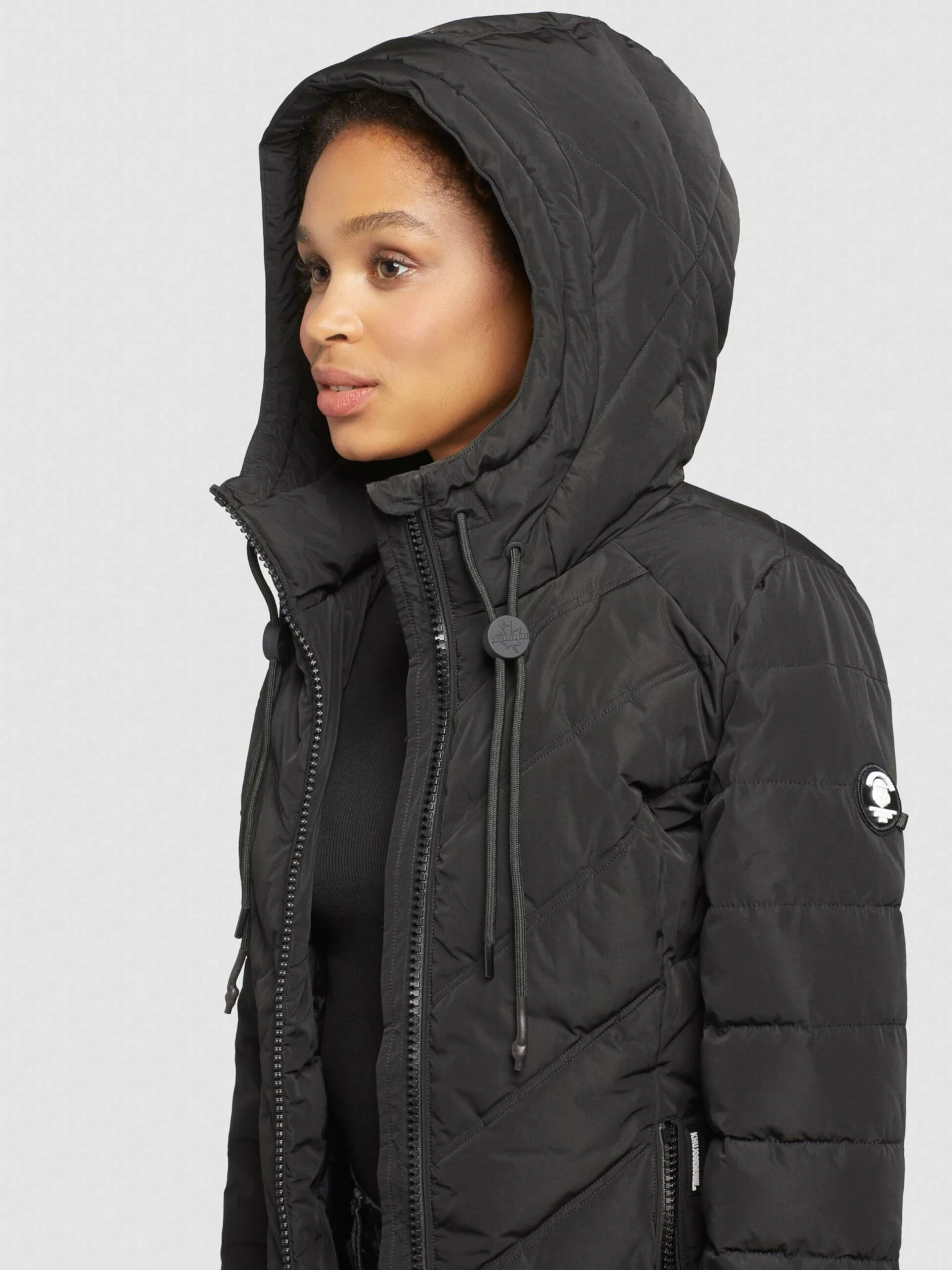 Khujo Winterjassen Winterjas Eija 2 Dames Zwart - Afbeelding 7