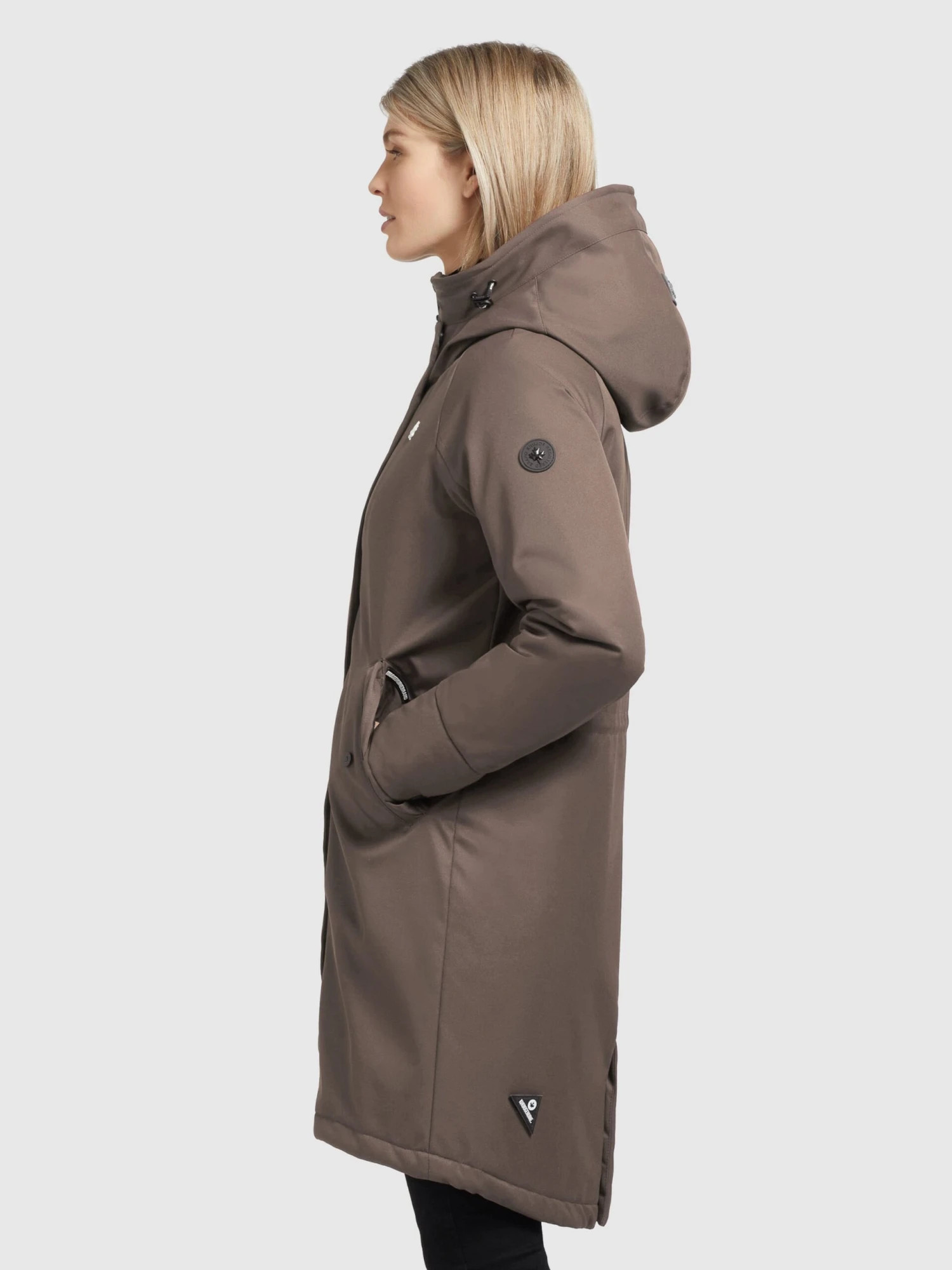 Khujo Parkas Tussenparka LARIA Dames Bruin - Afbeelding 5