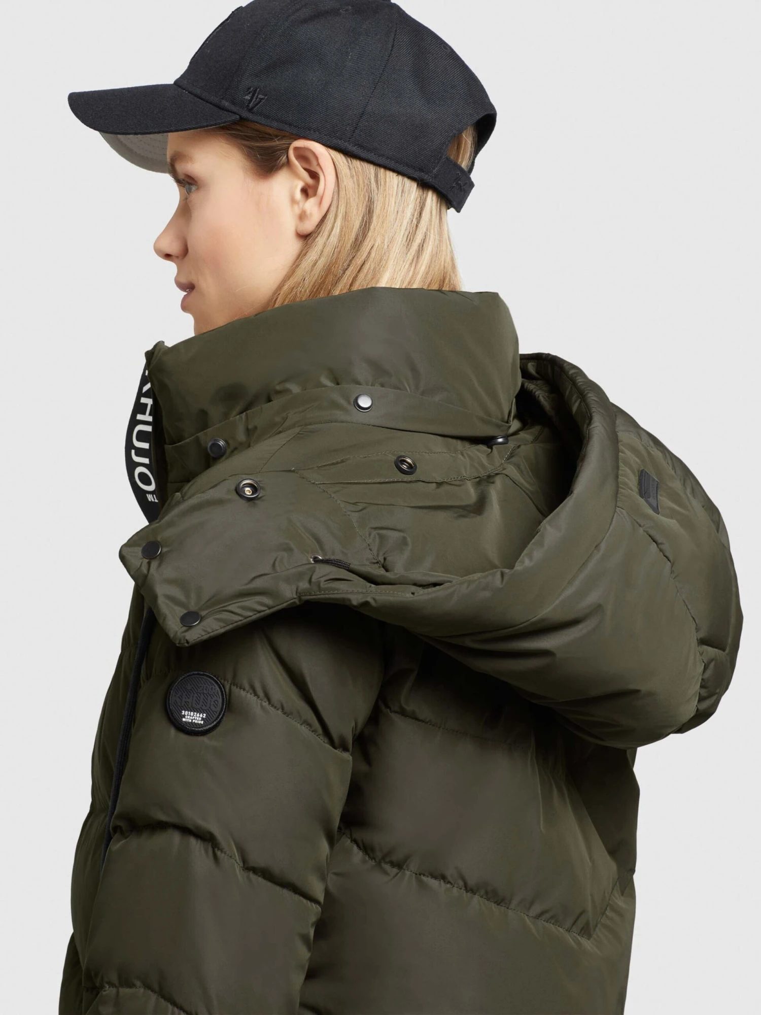 Khujo Wintermantels Wintermantel Huba Dames Donkergroen - Afbeelding 8