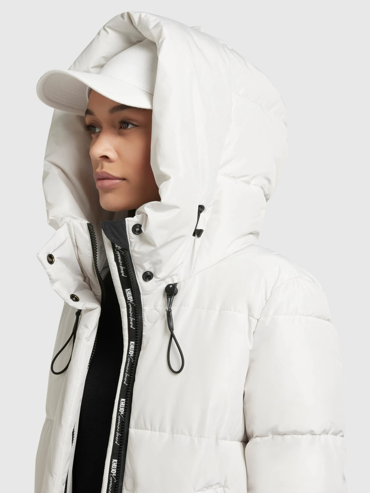 Khujo Tussenmantels Tussenmantel Soulani Dames Offwhite - Afbeelding 7