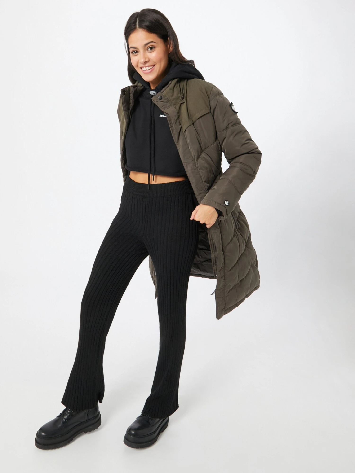 Khujo Wintermantels Wintermantel Lubeck Dames Groen - Afbeelding 4