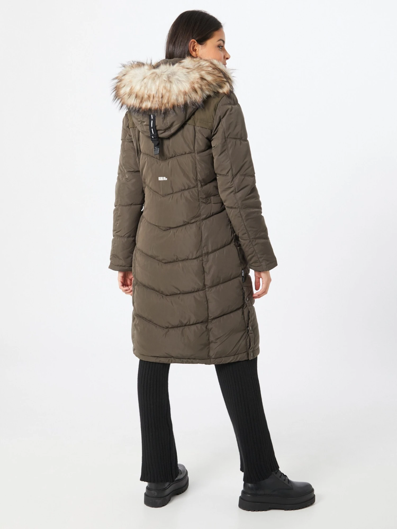 Khujo Wintermantels Wintermantel Lubeck Dames Groen - Afbeelding 3