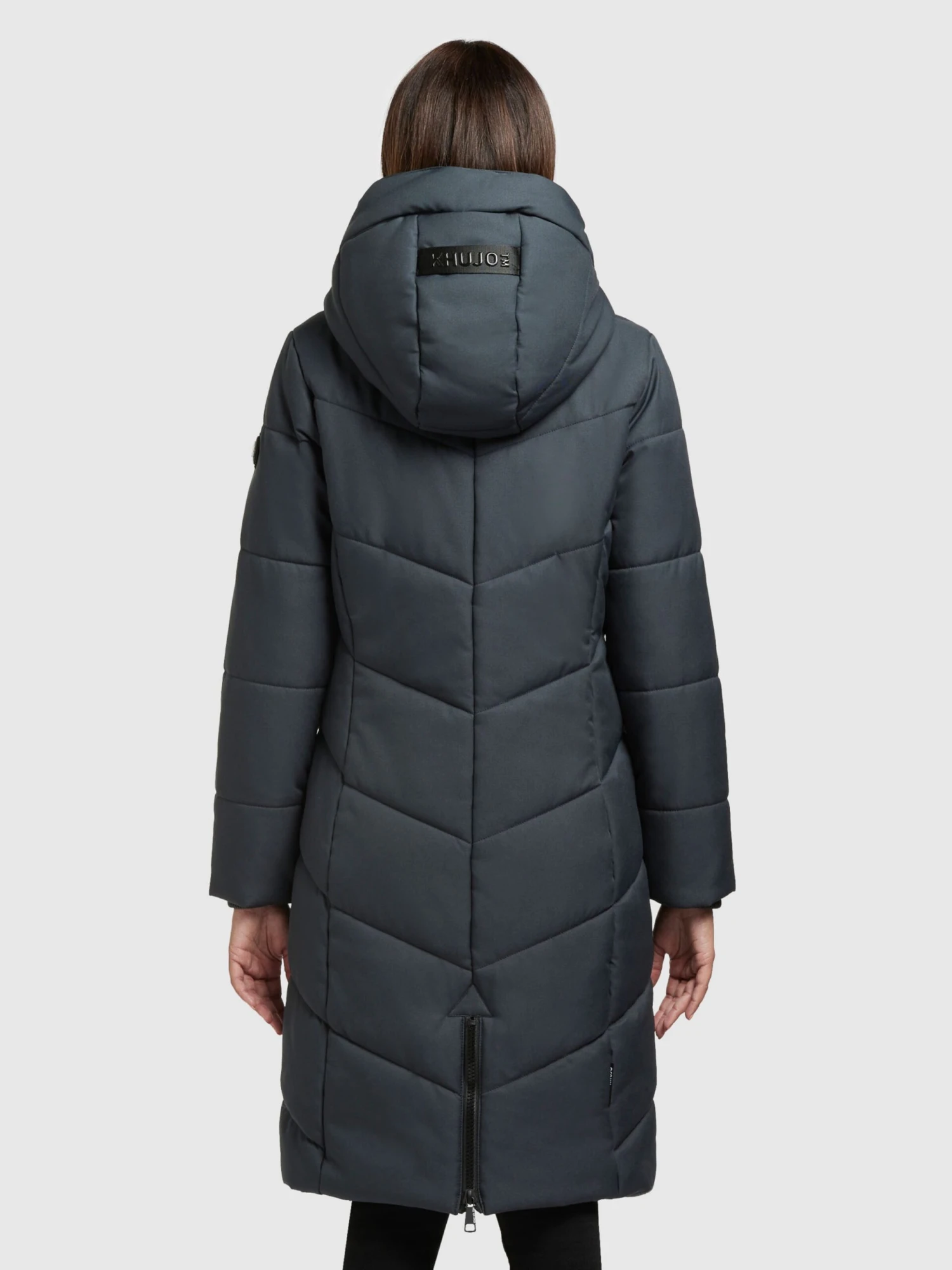 Khujo Wintermantels Wintermantel Aribay Dames Nachtblauw - Afbeelding 4