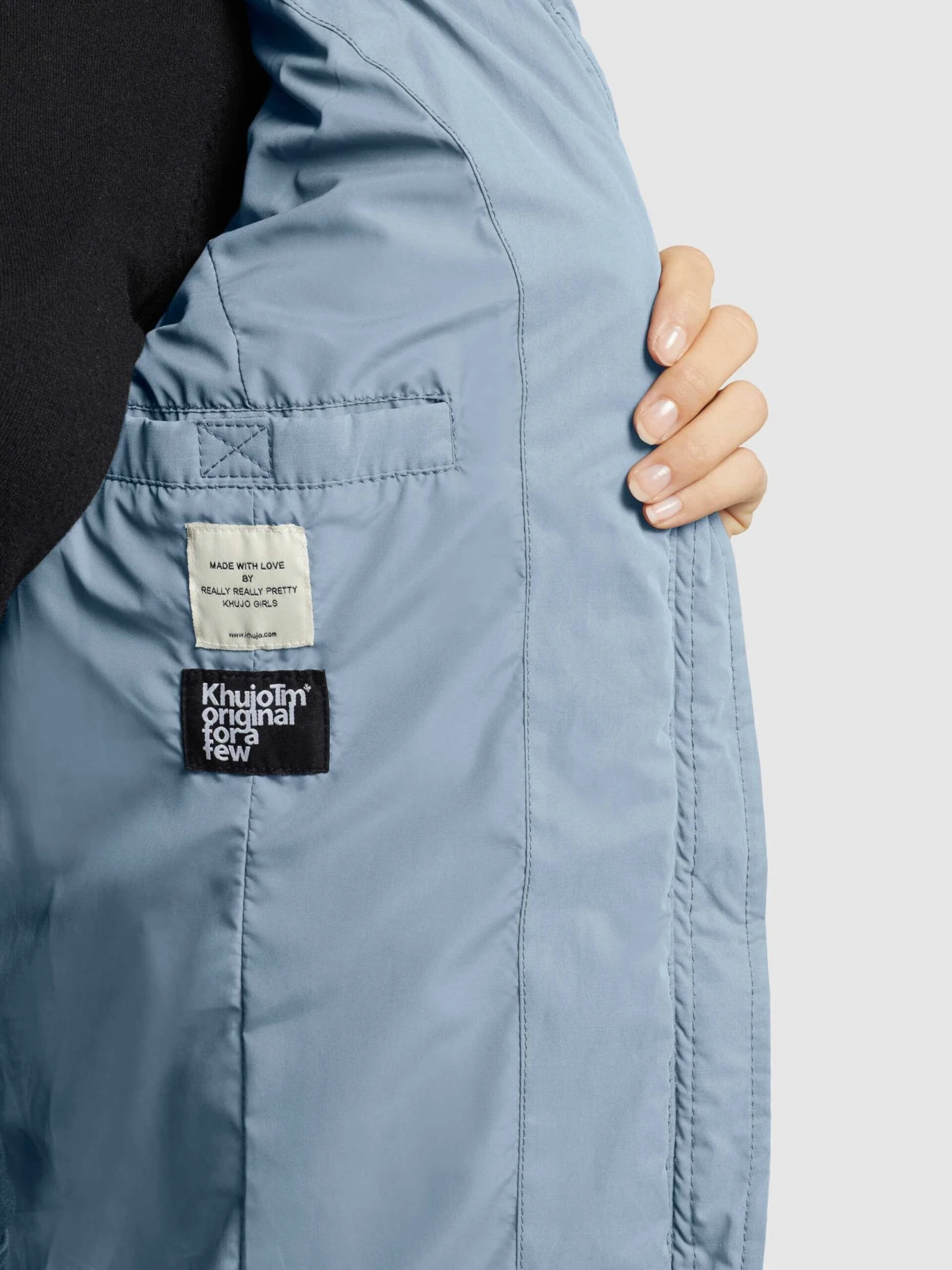 Khujo Tussenjassen Tussenjas Tweety Dames Smoky Blue - Afbeelding 8