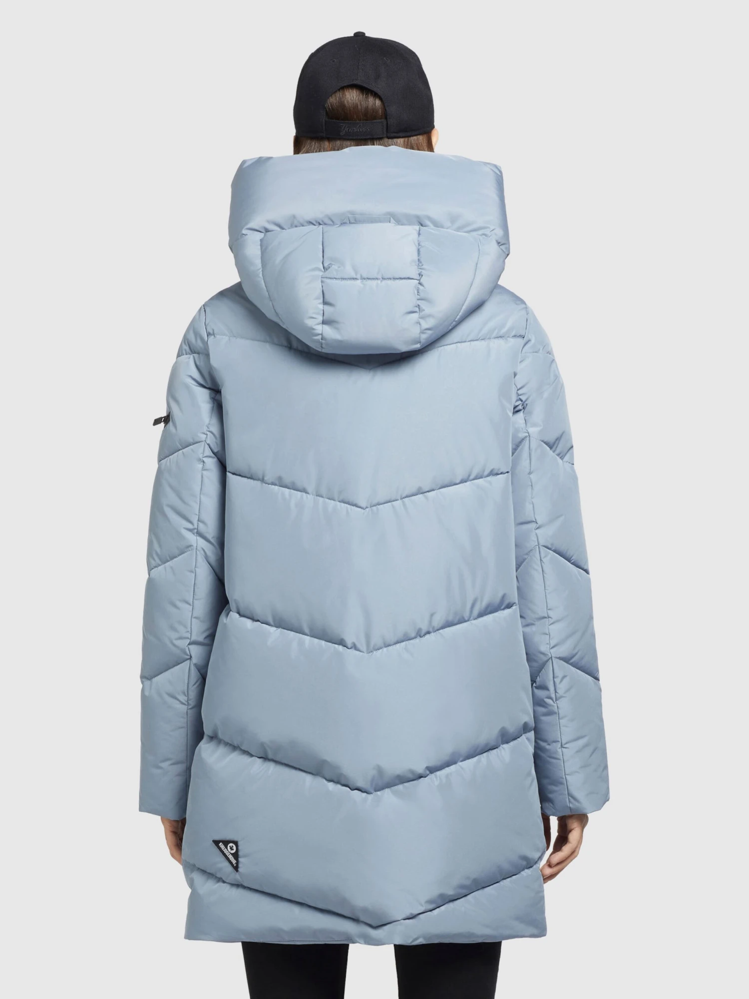 Khujo Winterjassen Winterjas Jordis 4 Dames Lichtblauw - Afbeelding 4