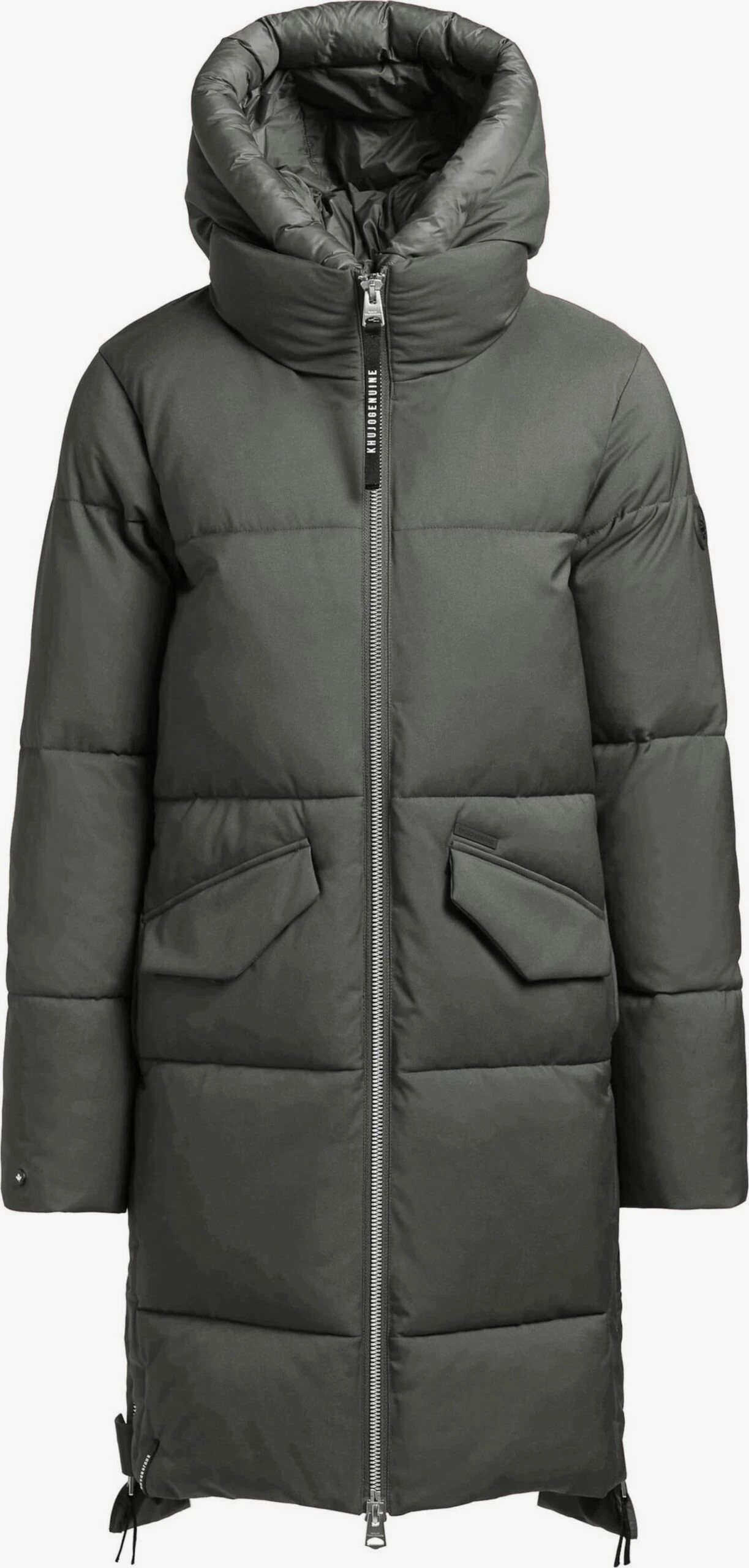 Khujo Wintermantels Wintermantel Aniva Dames Olijfgroen