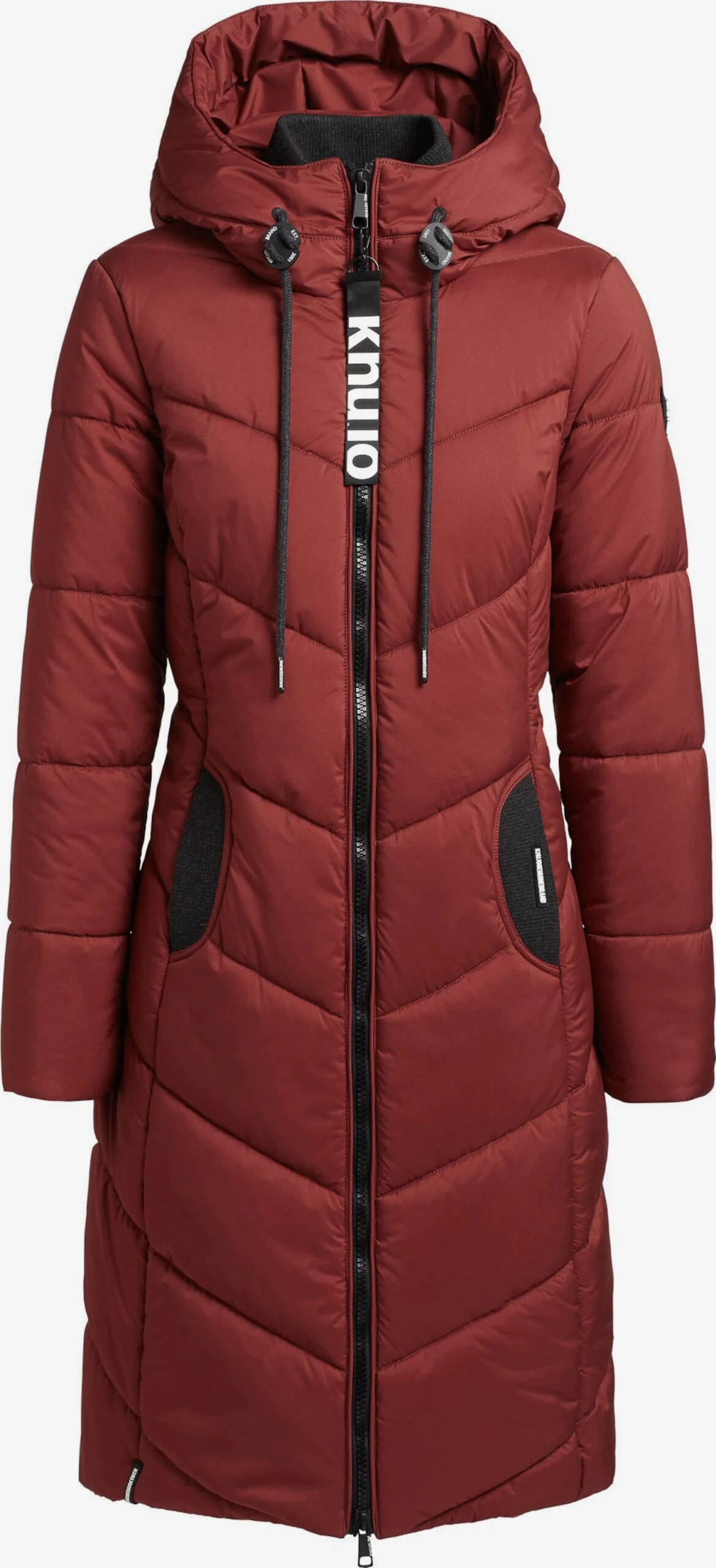 Khujo Tussenmantels Tussenmantel Aribay Dames Roestrood