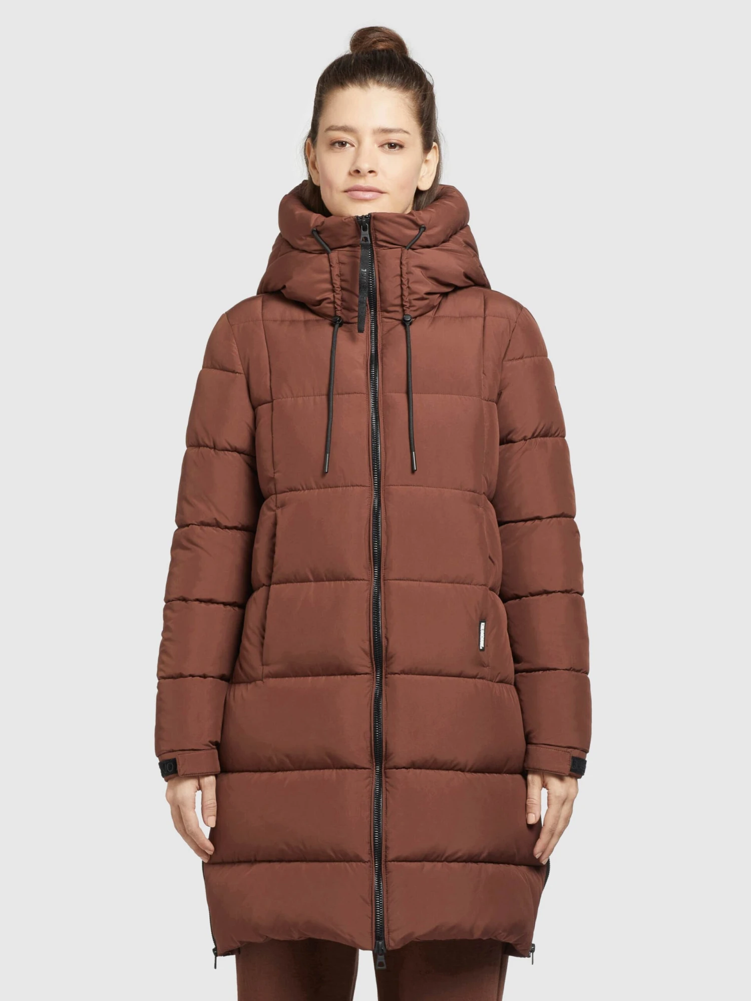 Khujo Wintermantels Wintermantel Youma Dames Karamel - Afbeelding 2