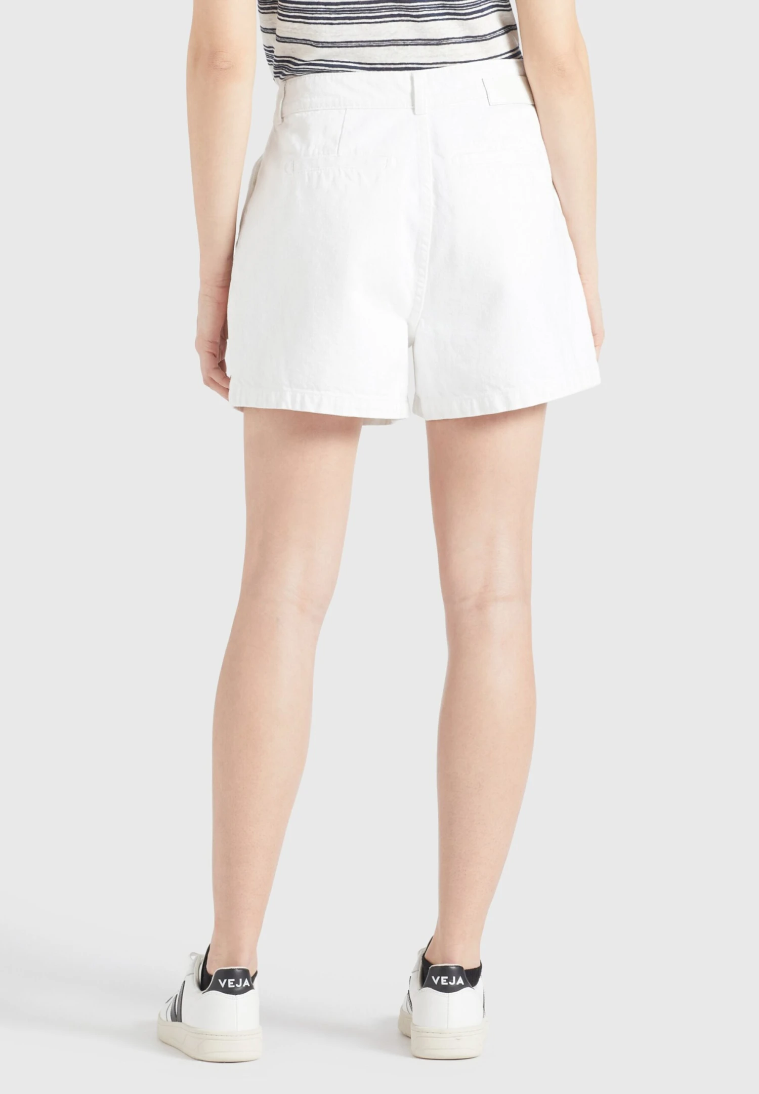 Khujo Jeans Loosefit Bandplooi Jeans Cambel Dames Wit - Afbeelding 5