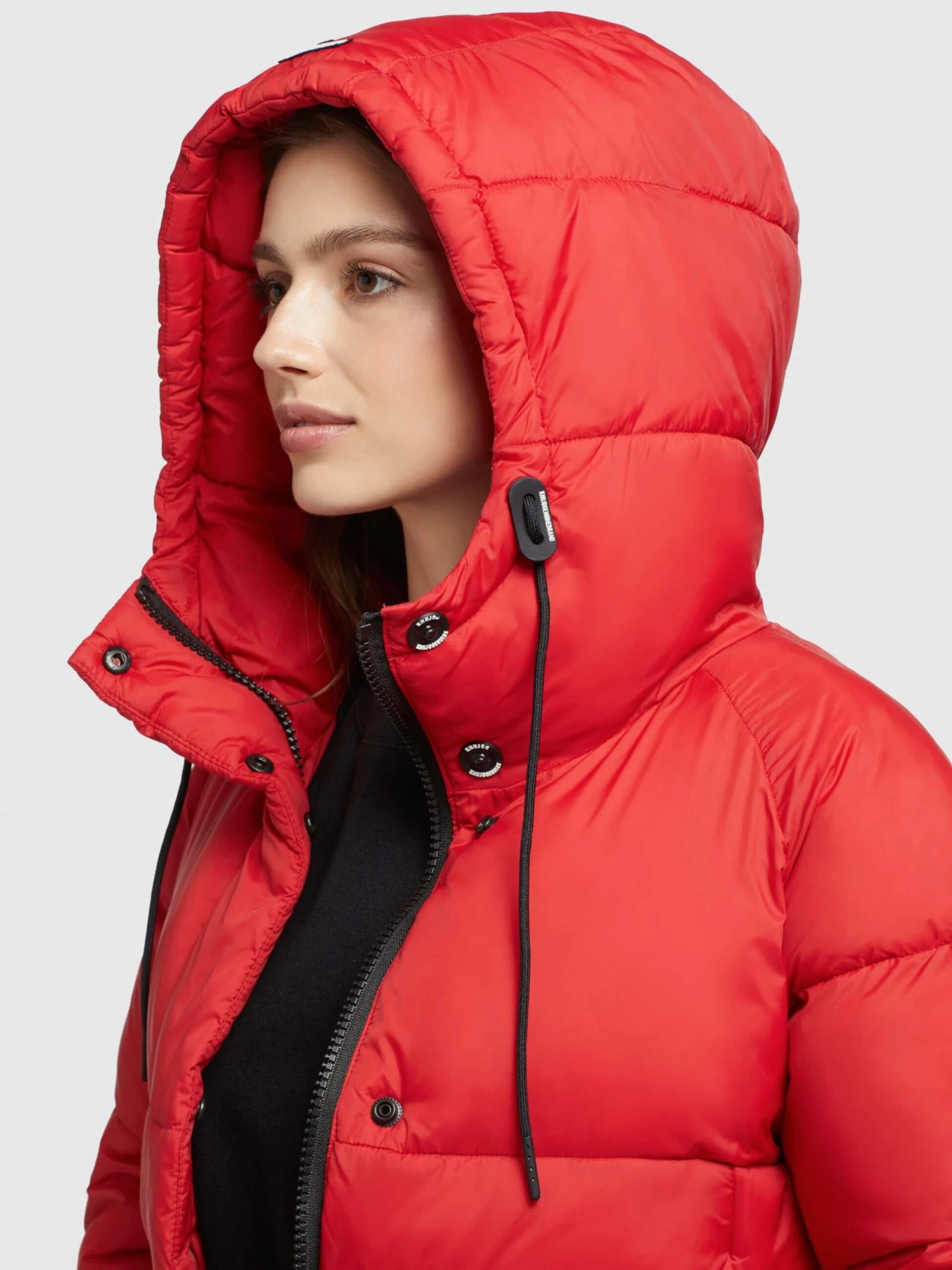 Khujo Winterjassen Winterjas Franee Dames Rood - Afbeelding 7