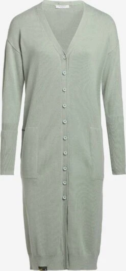 Khujo Vesten Gebreid Vest Elina Dames Mintgroen