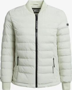 Khujo Tussenjassen Tussenjas MAUDE MATT Dames Groen