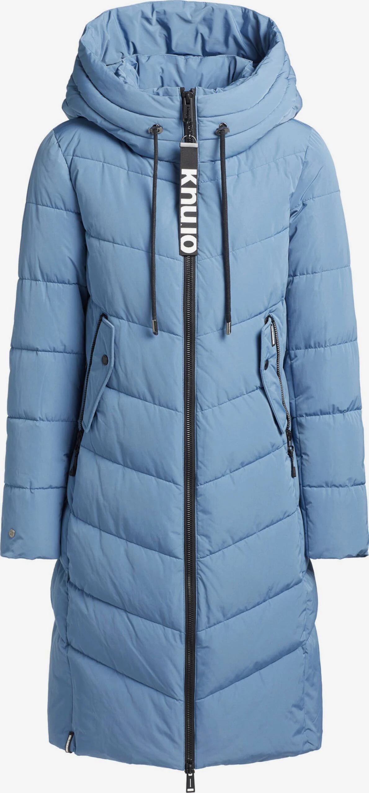 Khujo Wintermantels Wintermantel Ayleena Dames Lichtblauw