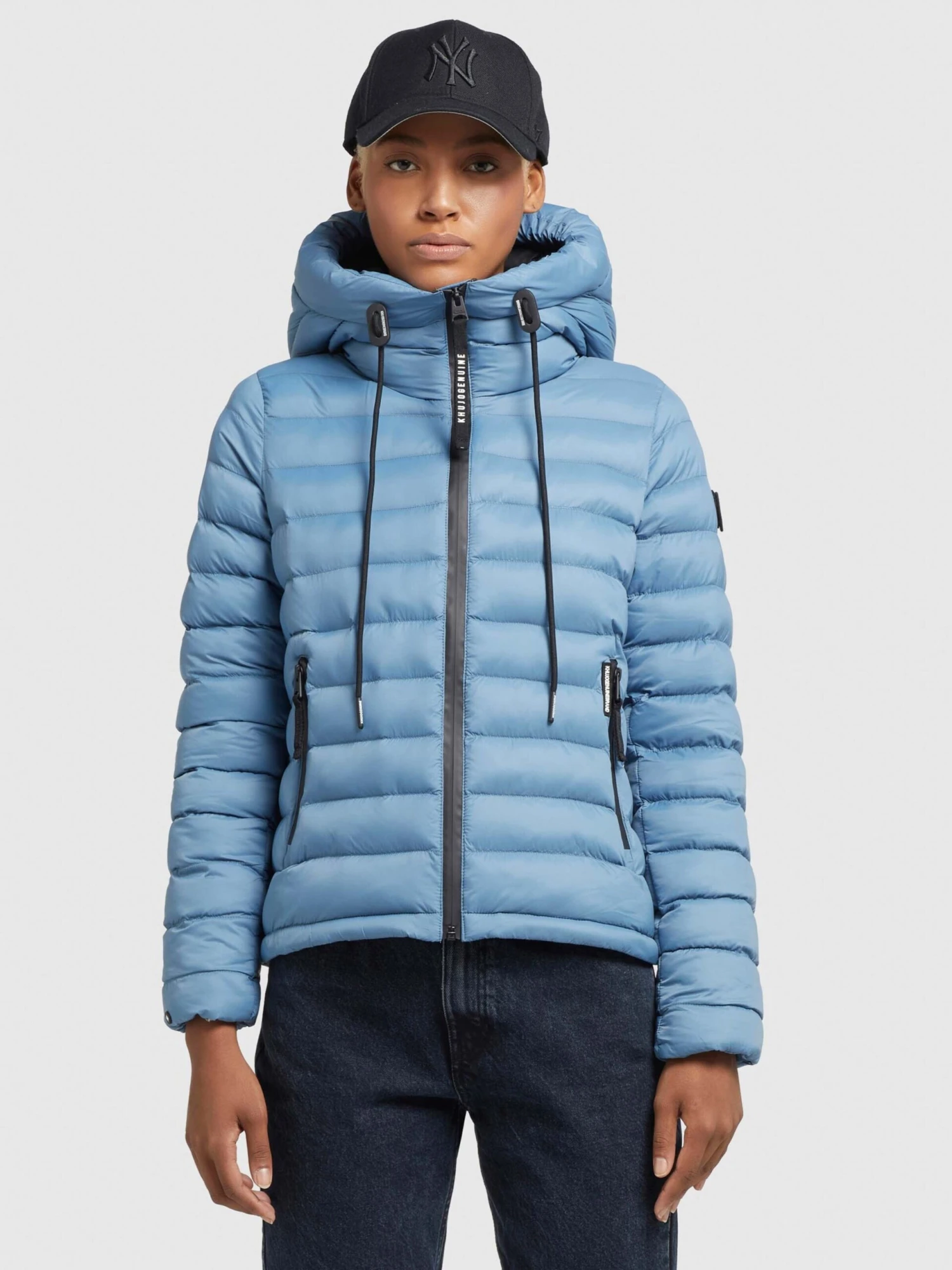 Khujo Winterjassen Winterjas Lovina 3 Dames Lichtblauw - Afbeelding 2