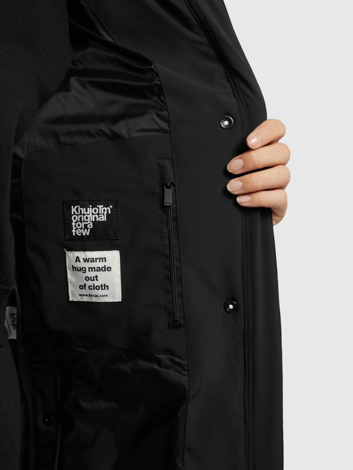 Khujo Tussenmantels Tussenmantel Namita Dames Zwart - Afbeelding 8