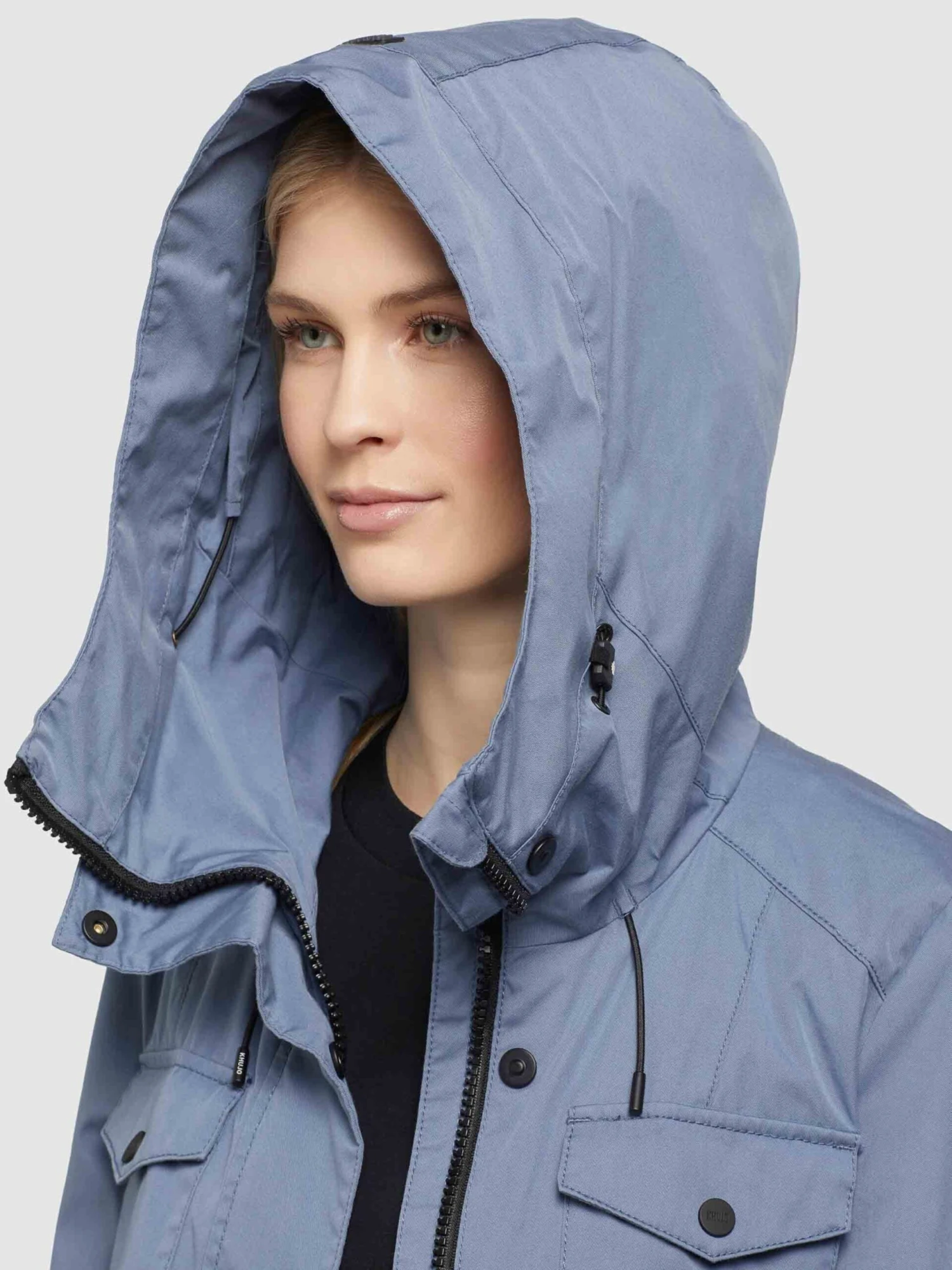 Khujo Parkas Tussenparka ELST Dames Blauw - Afbeelding 7