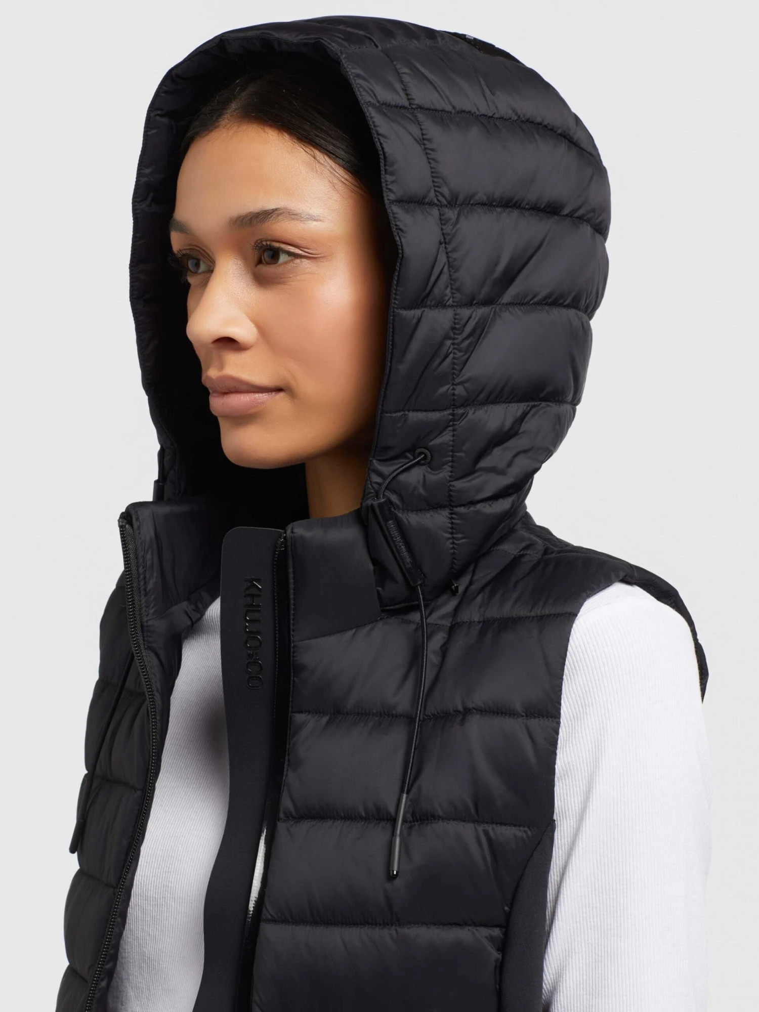 Khujo Bodywarmers Bodywarmer Fabia Matt Dames Zwart - Afbeelding 7