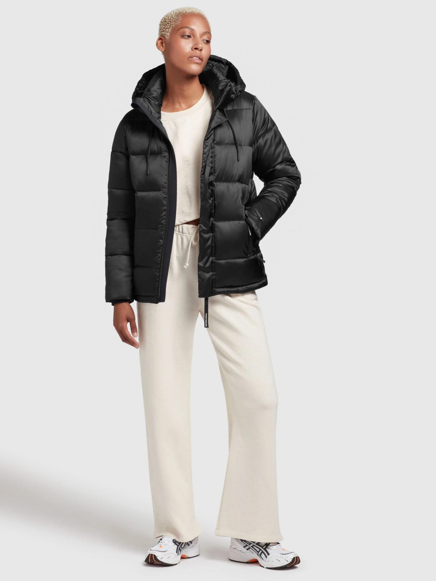 Khujo Winterjassen Winterjas Evona Dames Zwart - Afbeelding 6