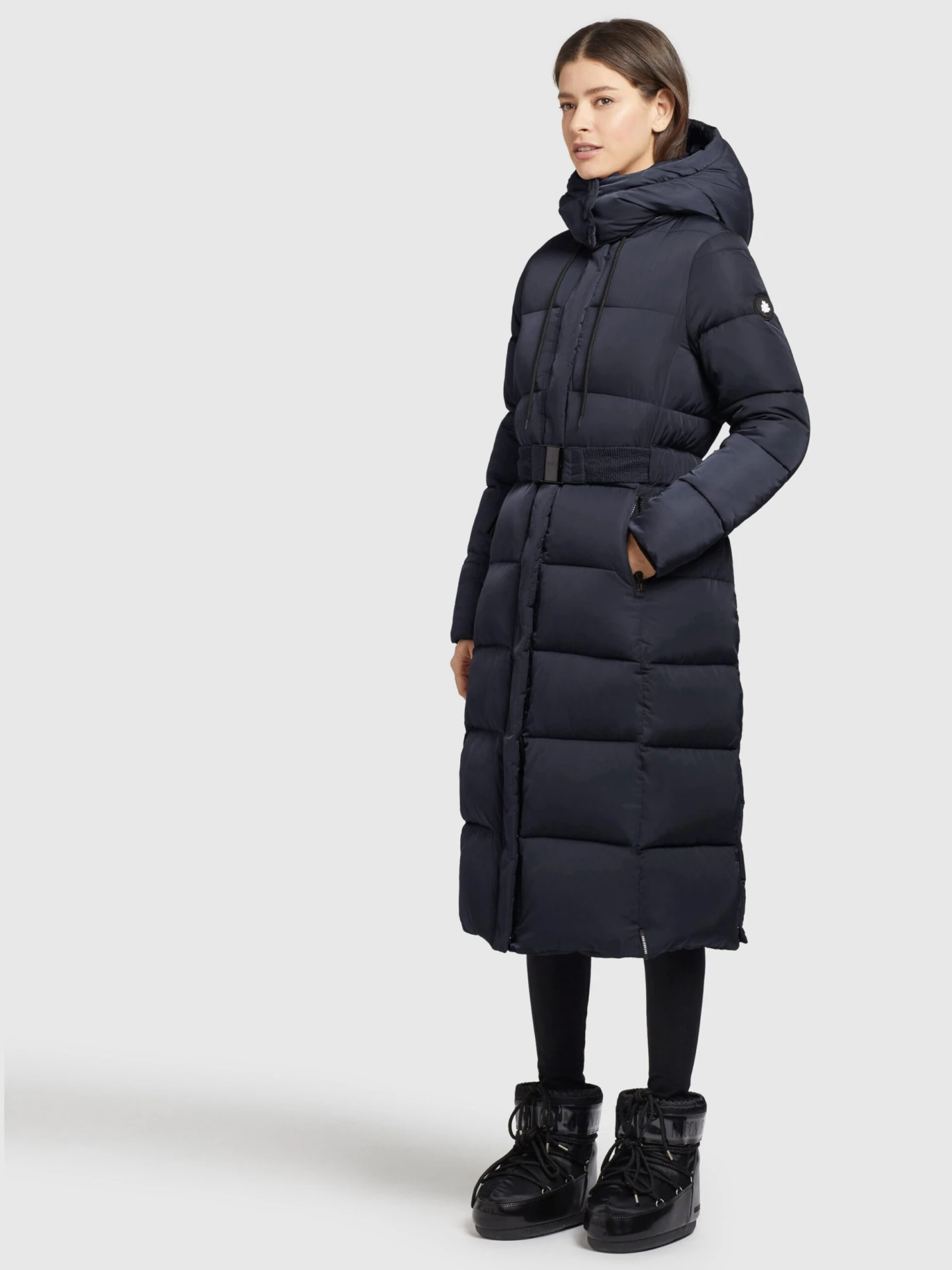 Khujo Wintermantels Wintermantel Dames Nachtblauw - Afbeelding 3